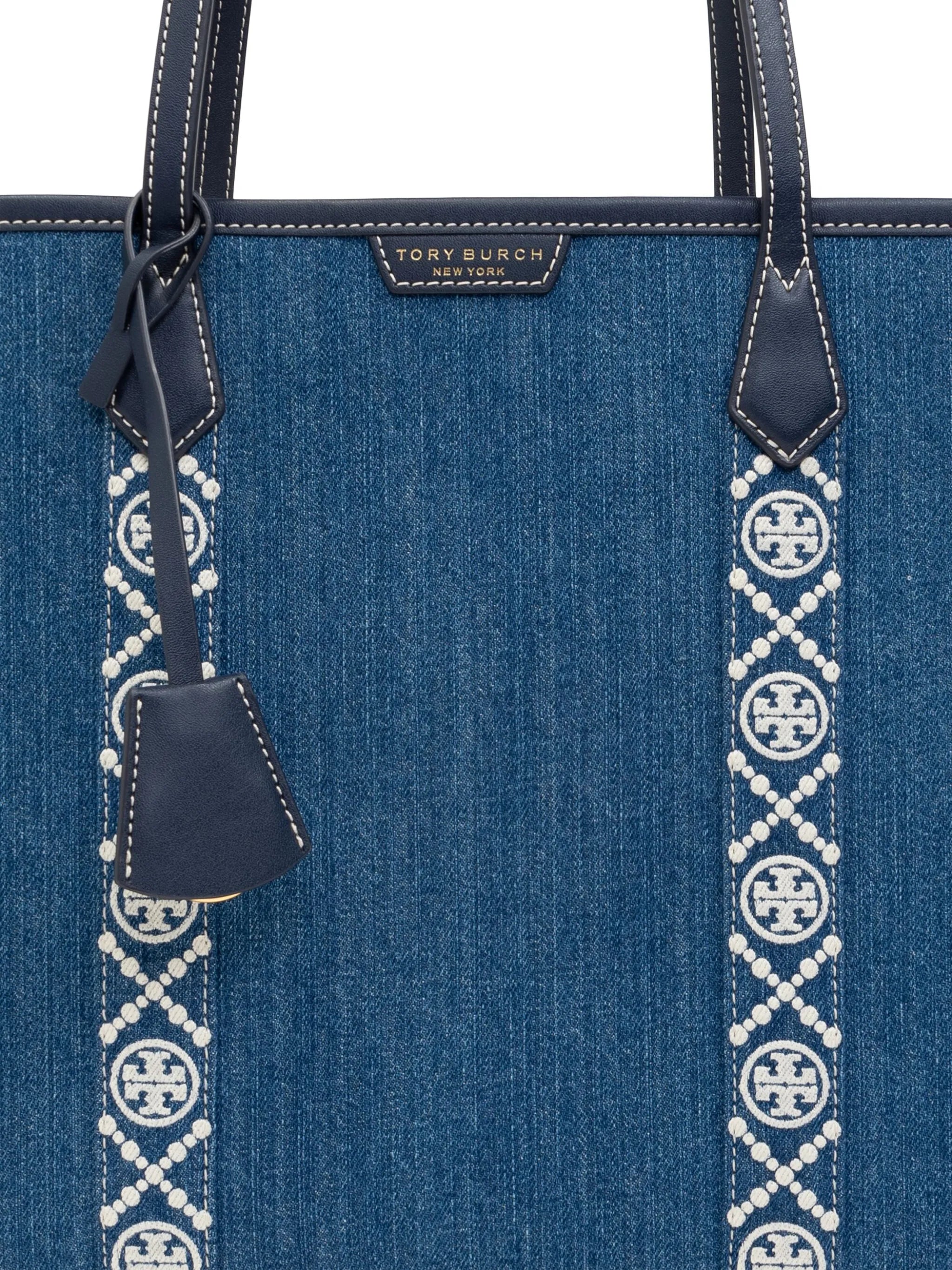 Perry denim tote bag