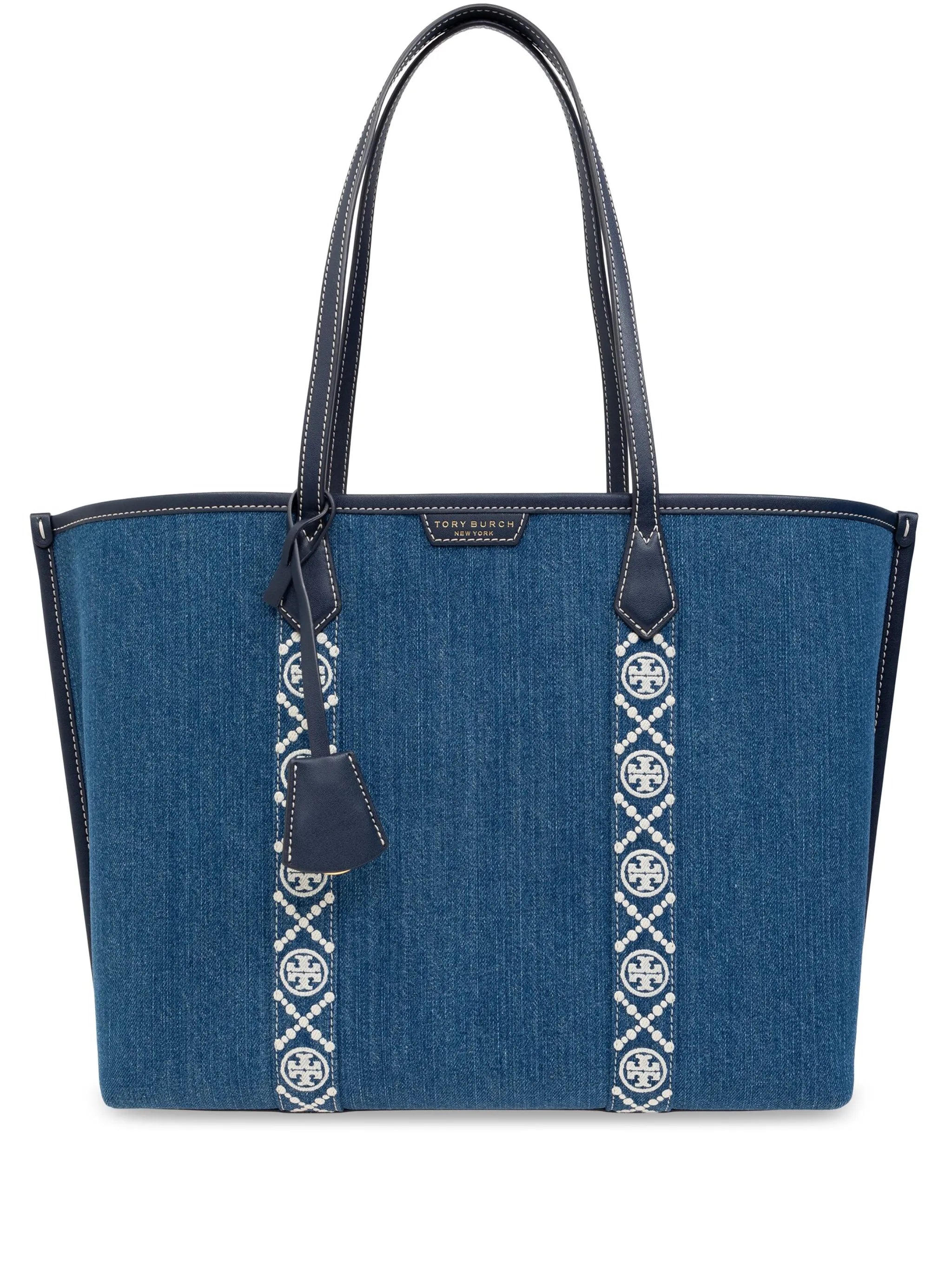 Perry denim tote bag