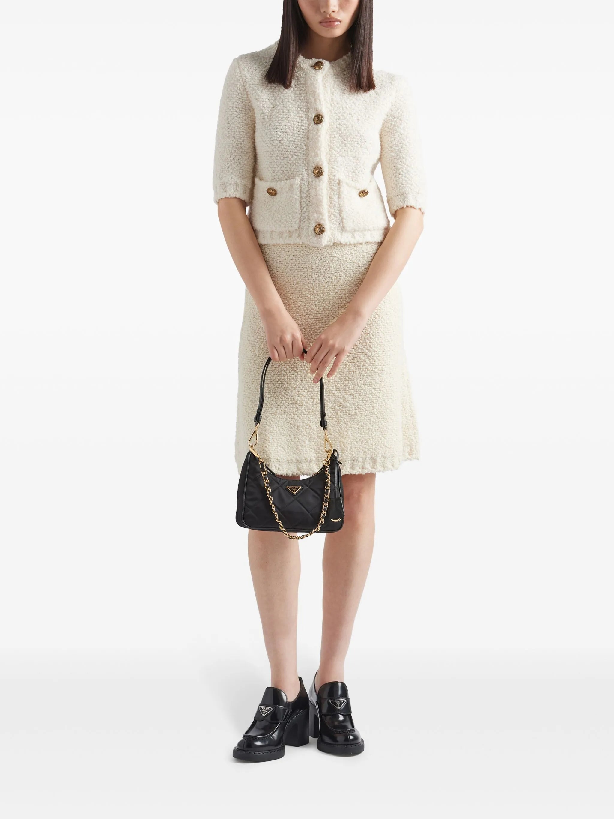 Re-Edition quilted mini bag