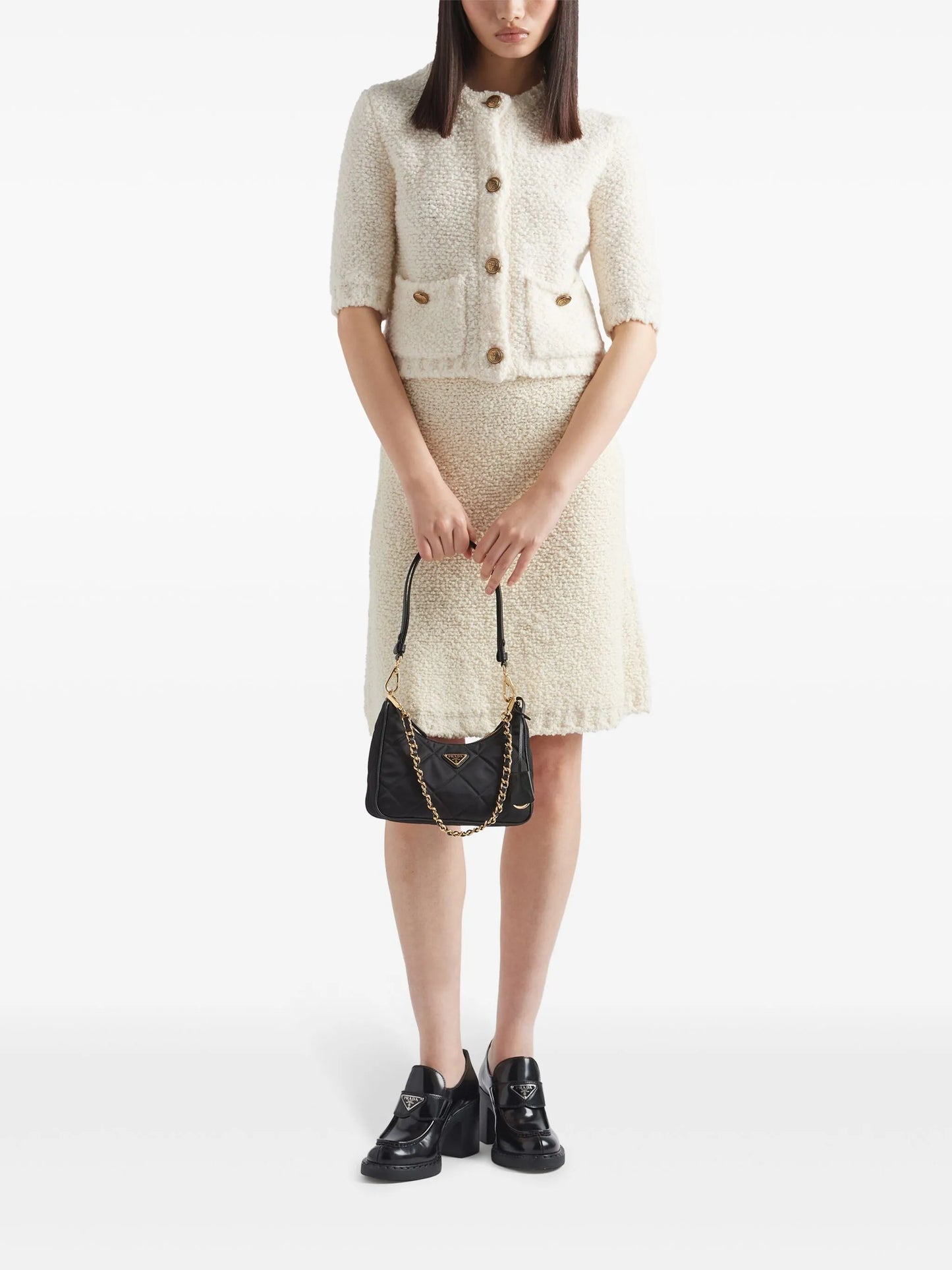 Re-Edition quilted mini bag