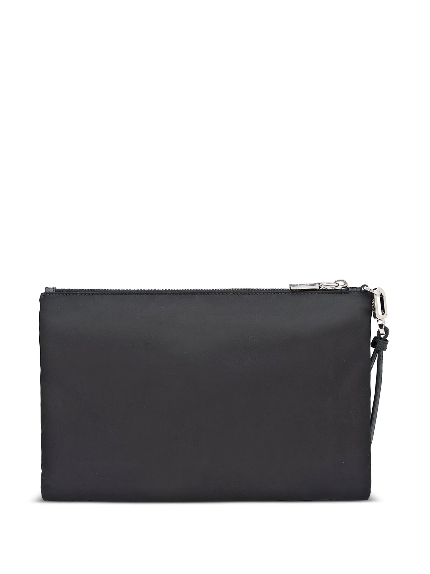 re-nylon triangle-logo clutch bag