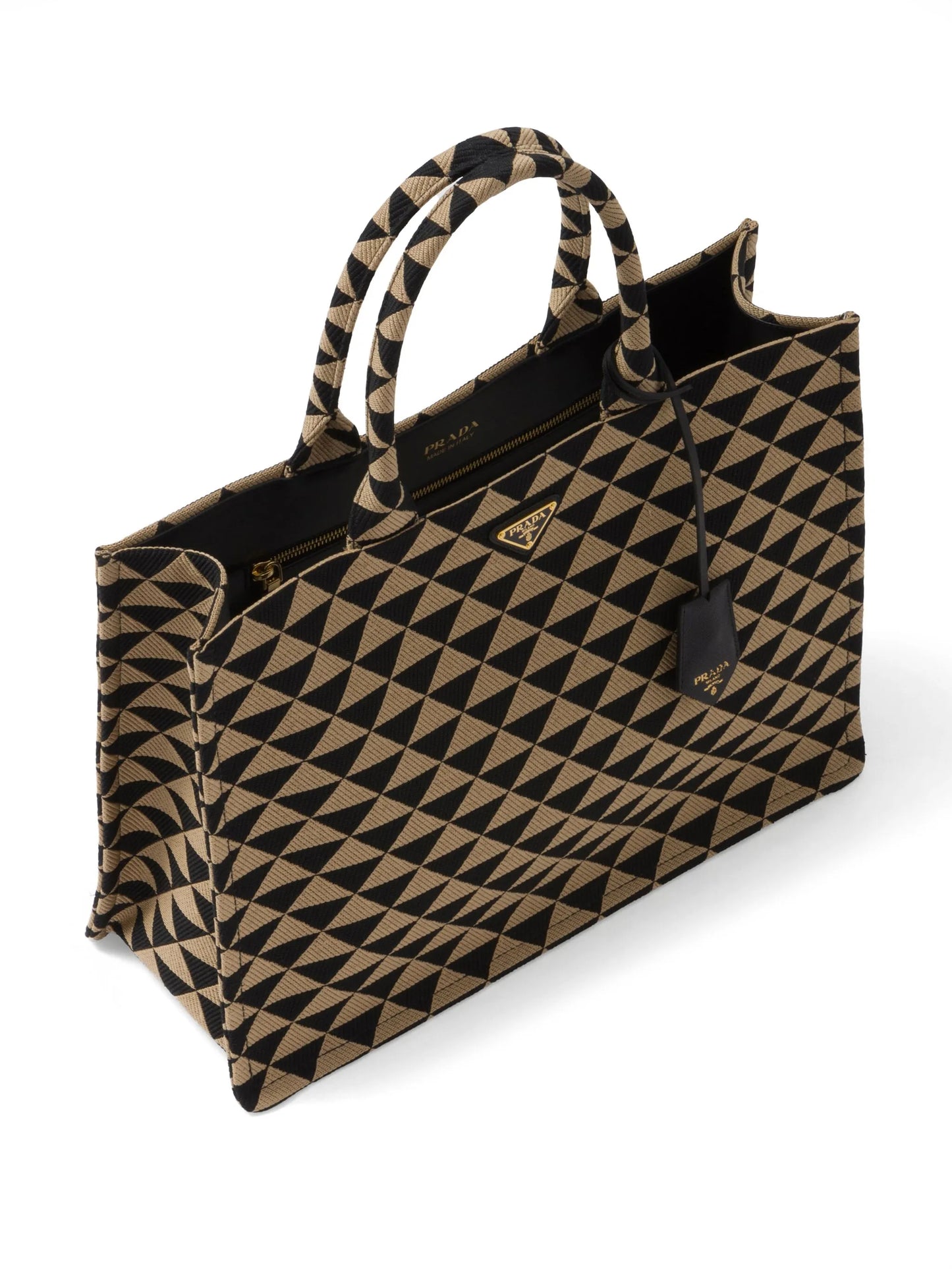 Symbole geometric-print tote bag