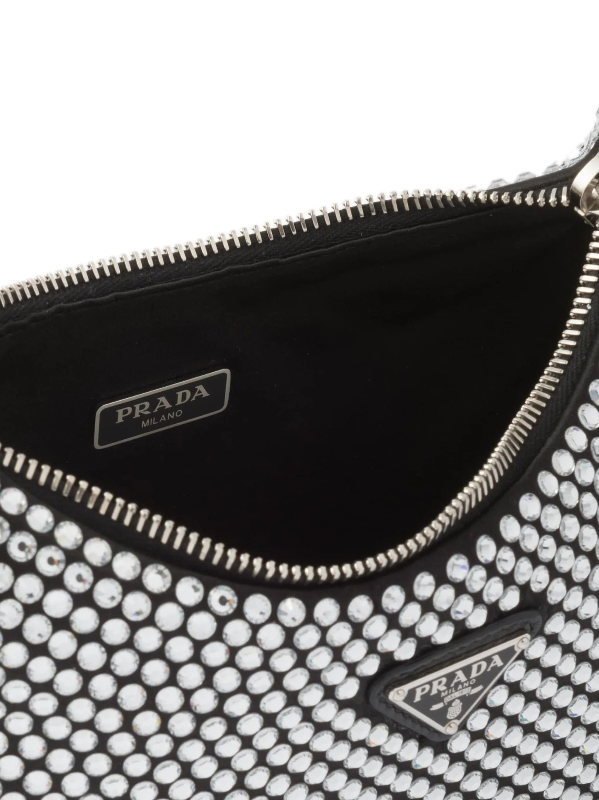 Re-Edition crystal-embellished shoulder bag