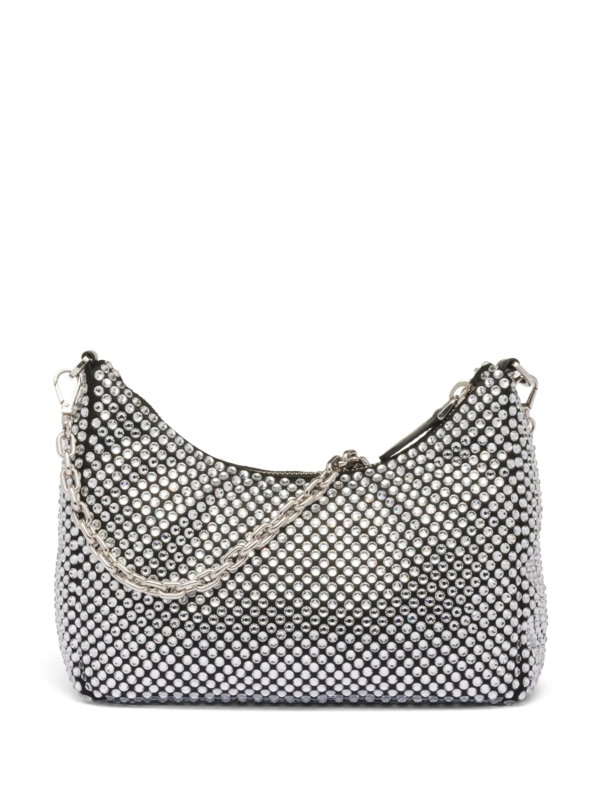 Re-Edition crystal-embellished shoulder bag