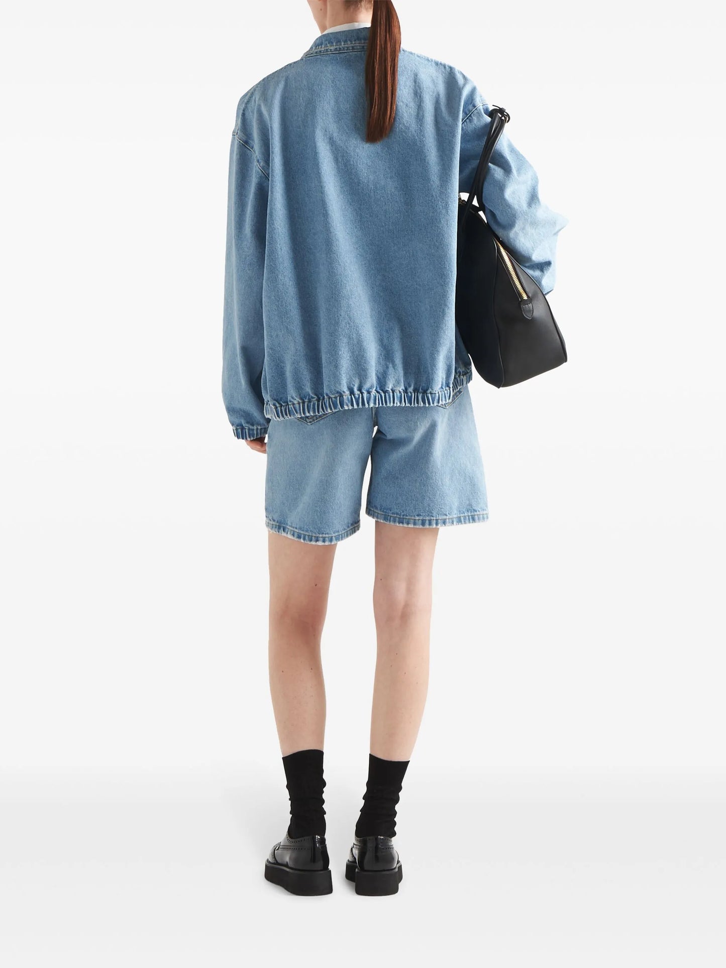 zip-fastening denim jacket