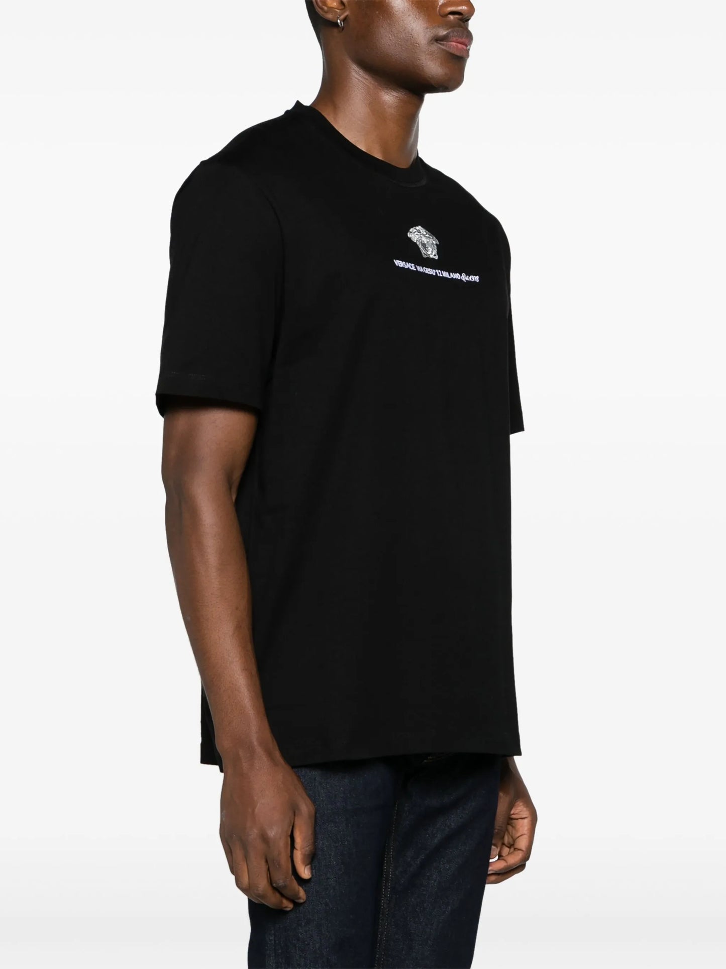 Medusa Milano-embroidered T-shirt
