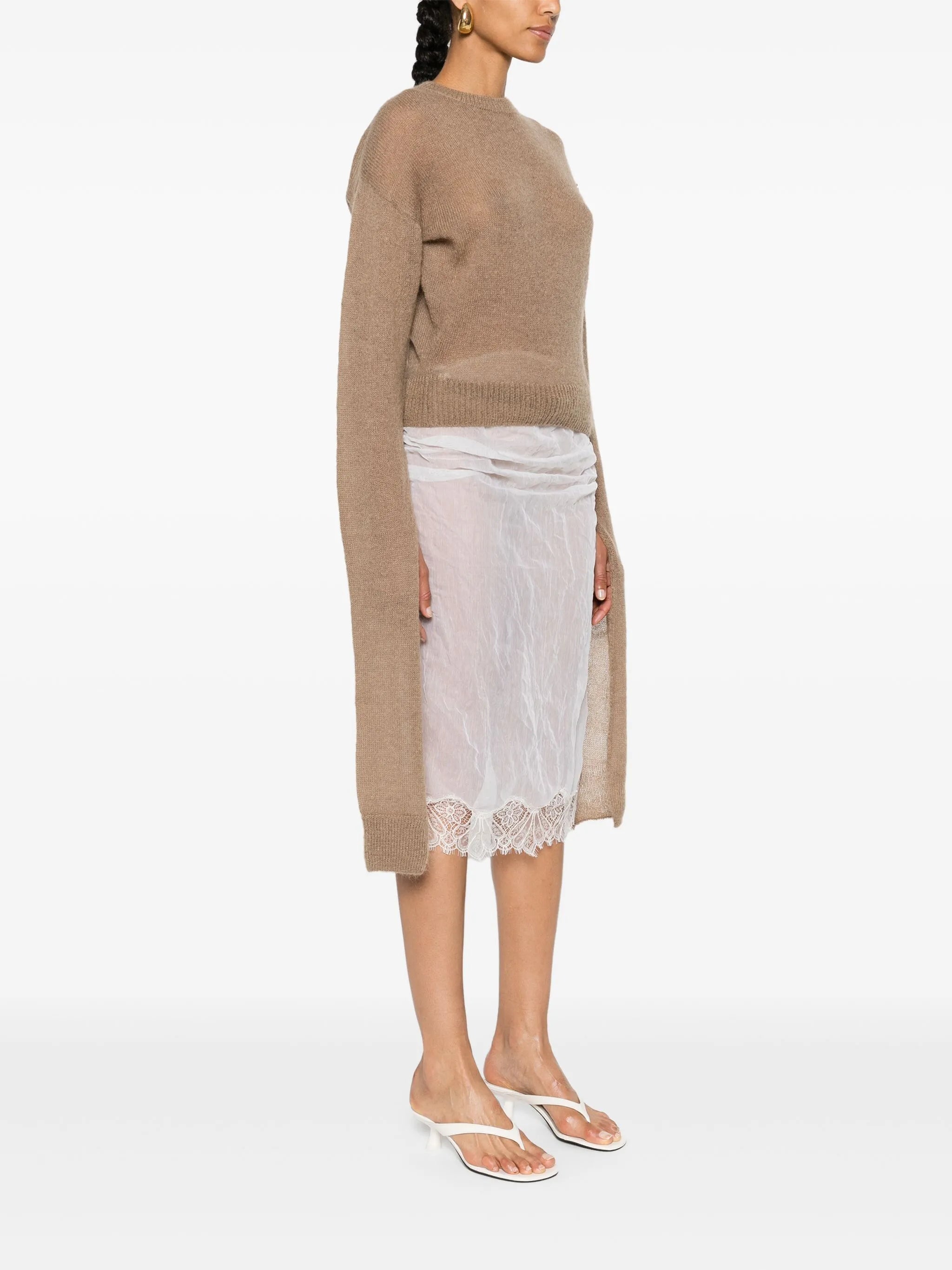 extra-long-sleeve jumper
