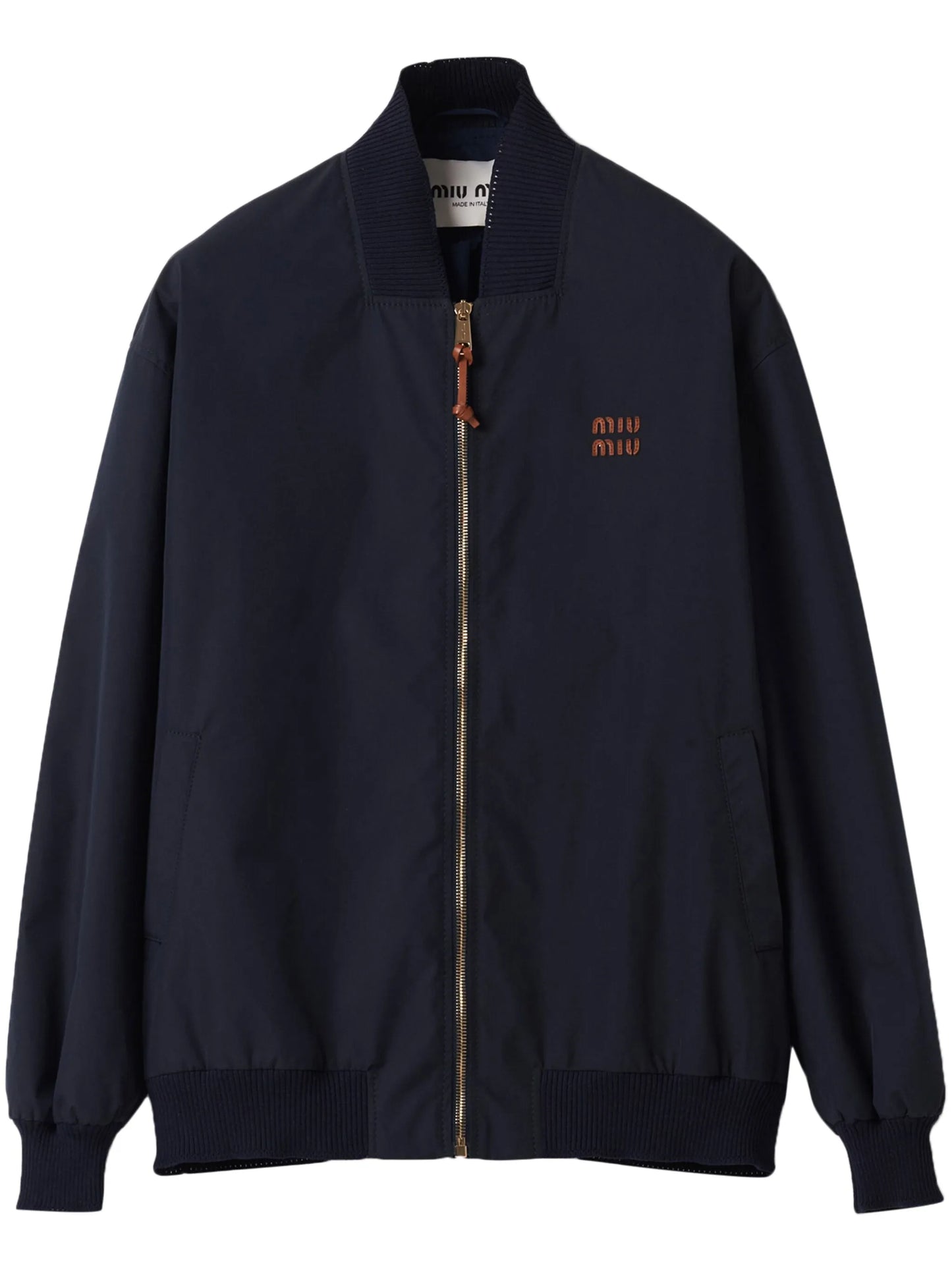 logo-patches bomber jacket
