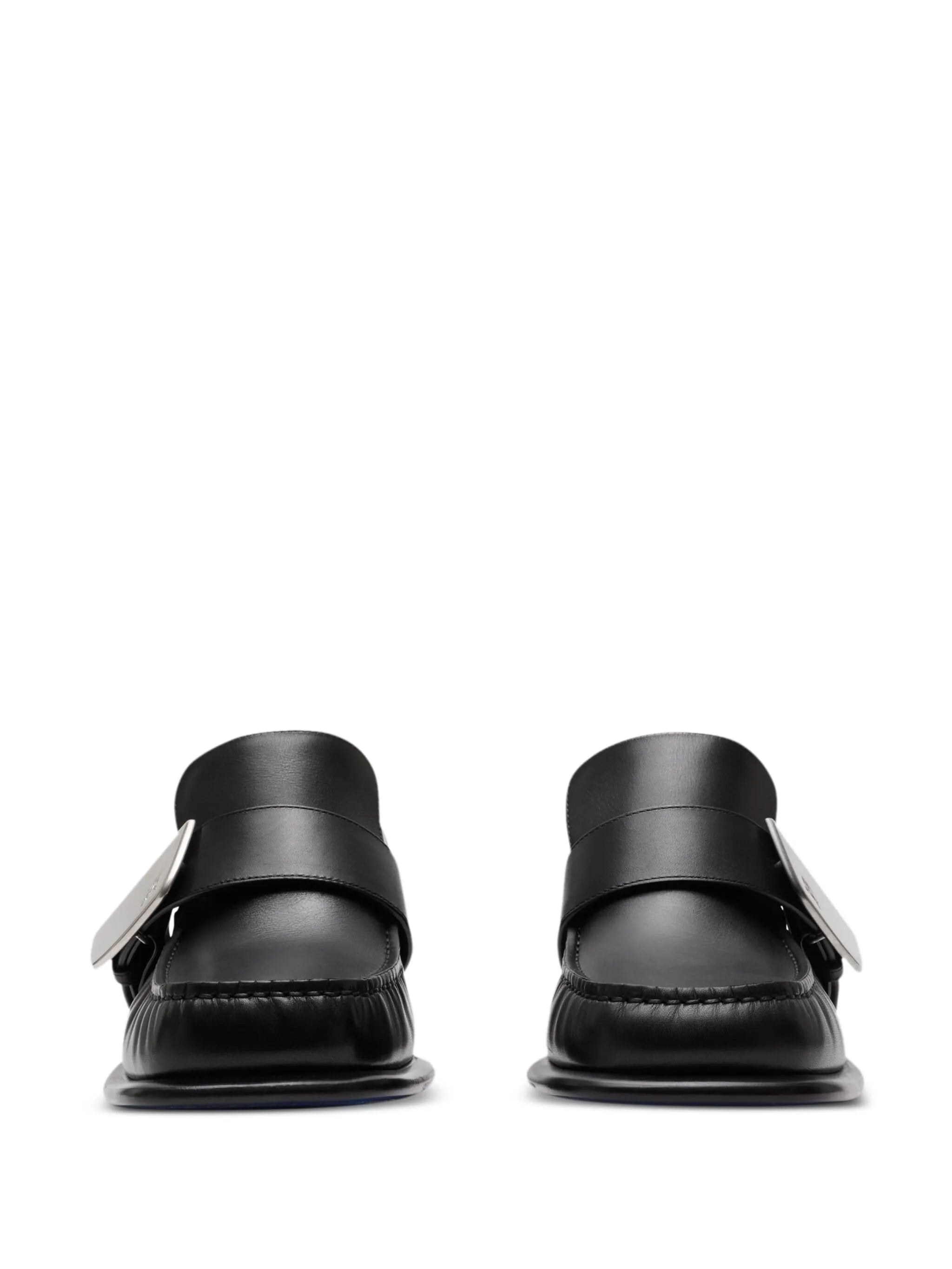 London Shield leather loafers