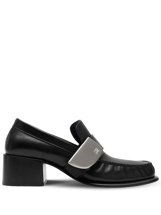 London Shield leather loafers