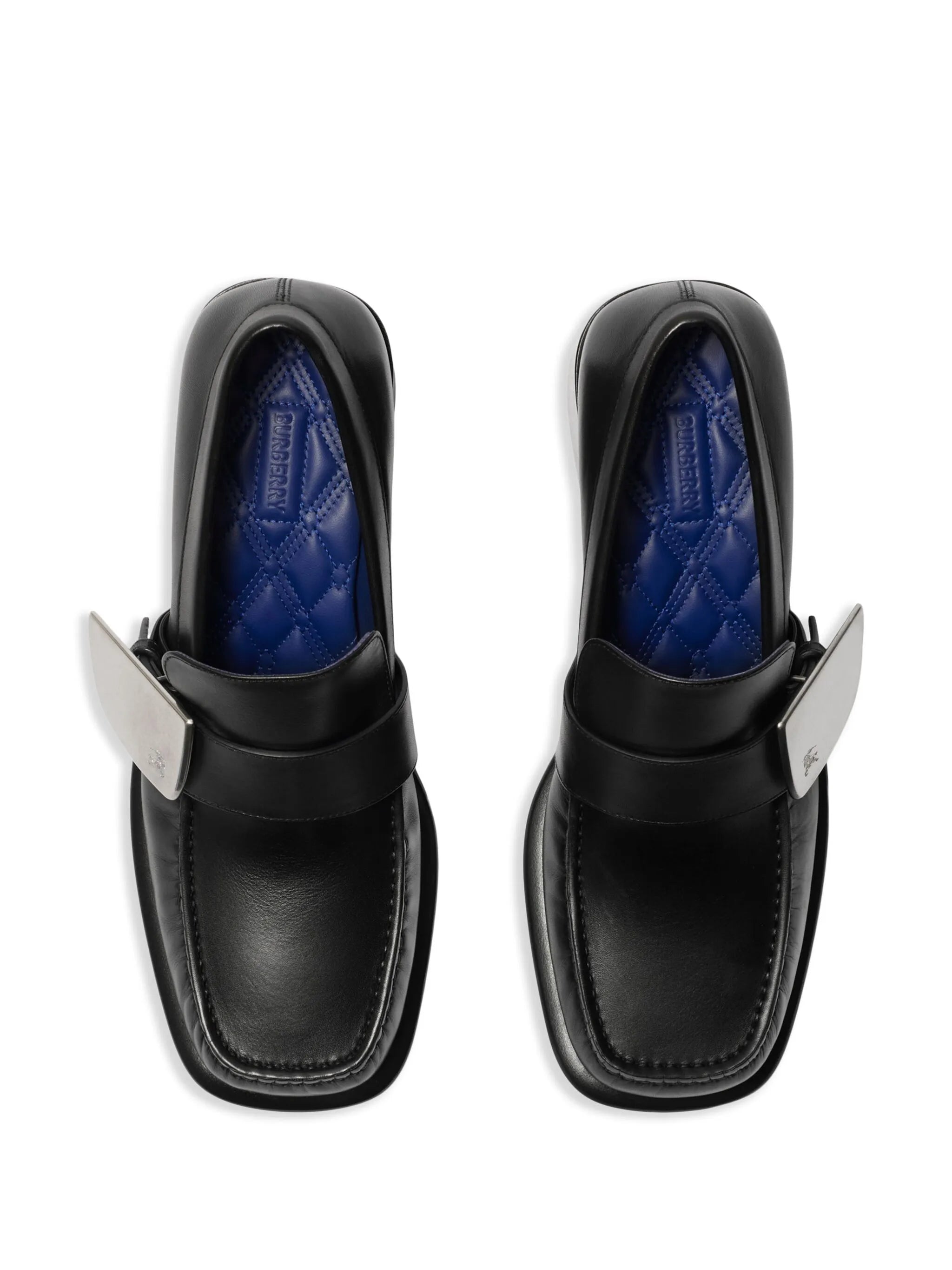 London Shield leather loafers