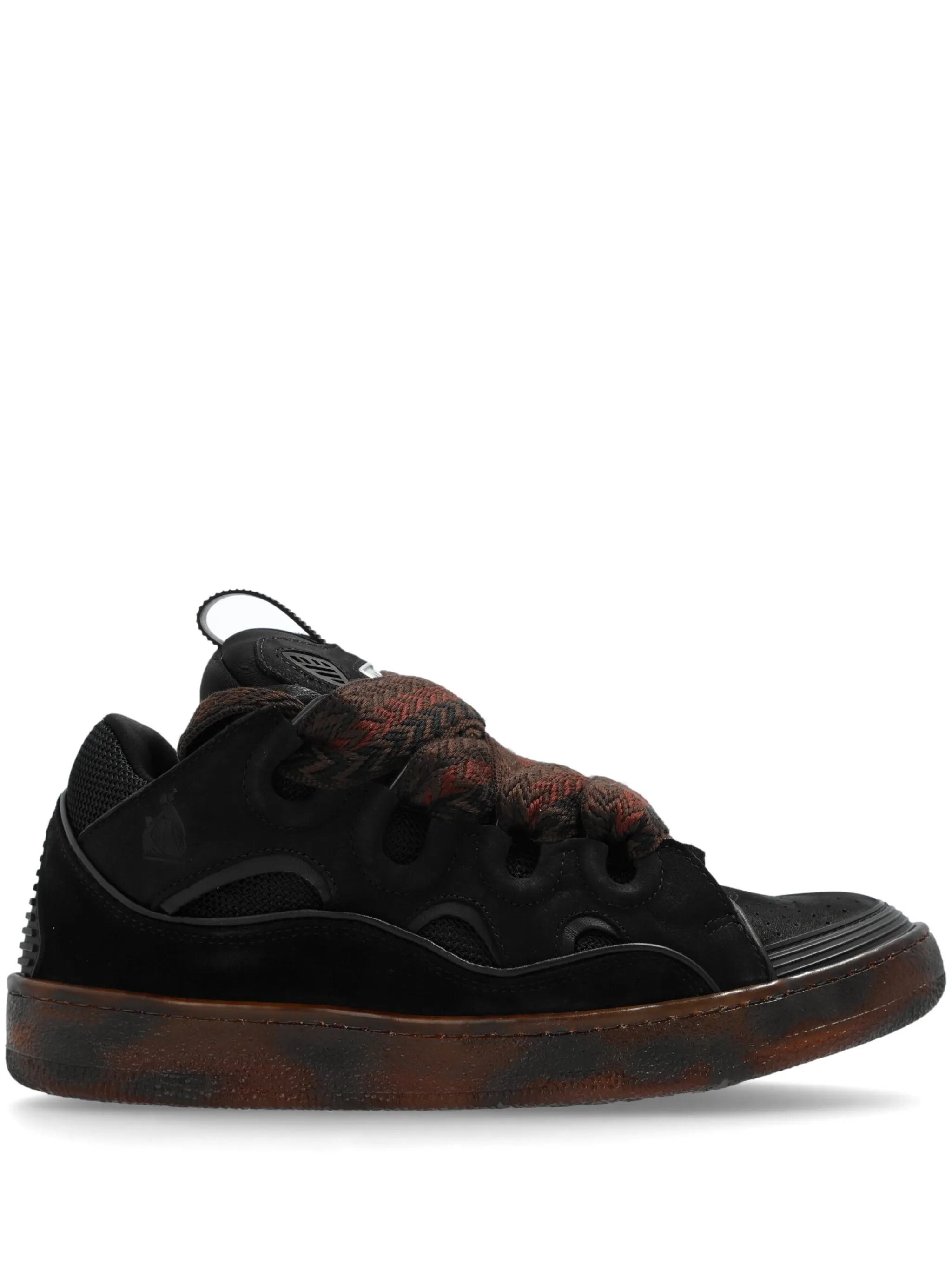 Curb leather sneakers