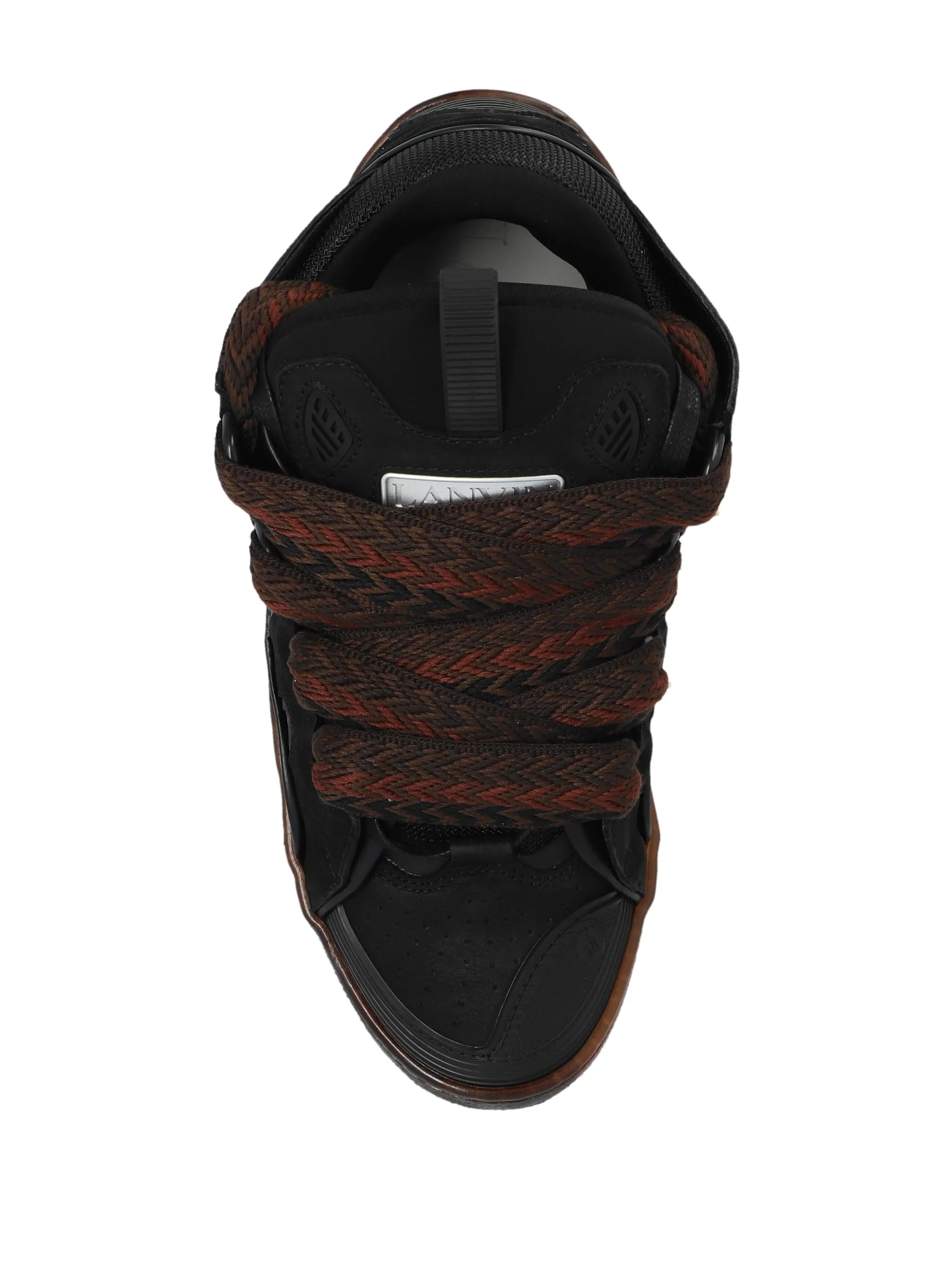 Curb leather sneakers