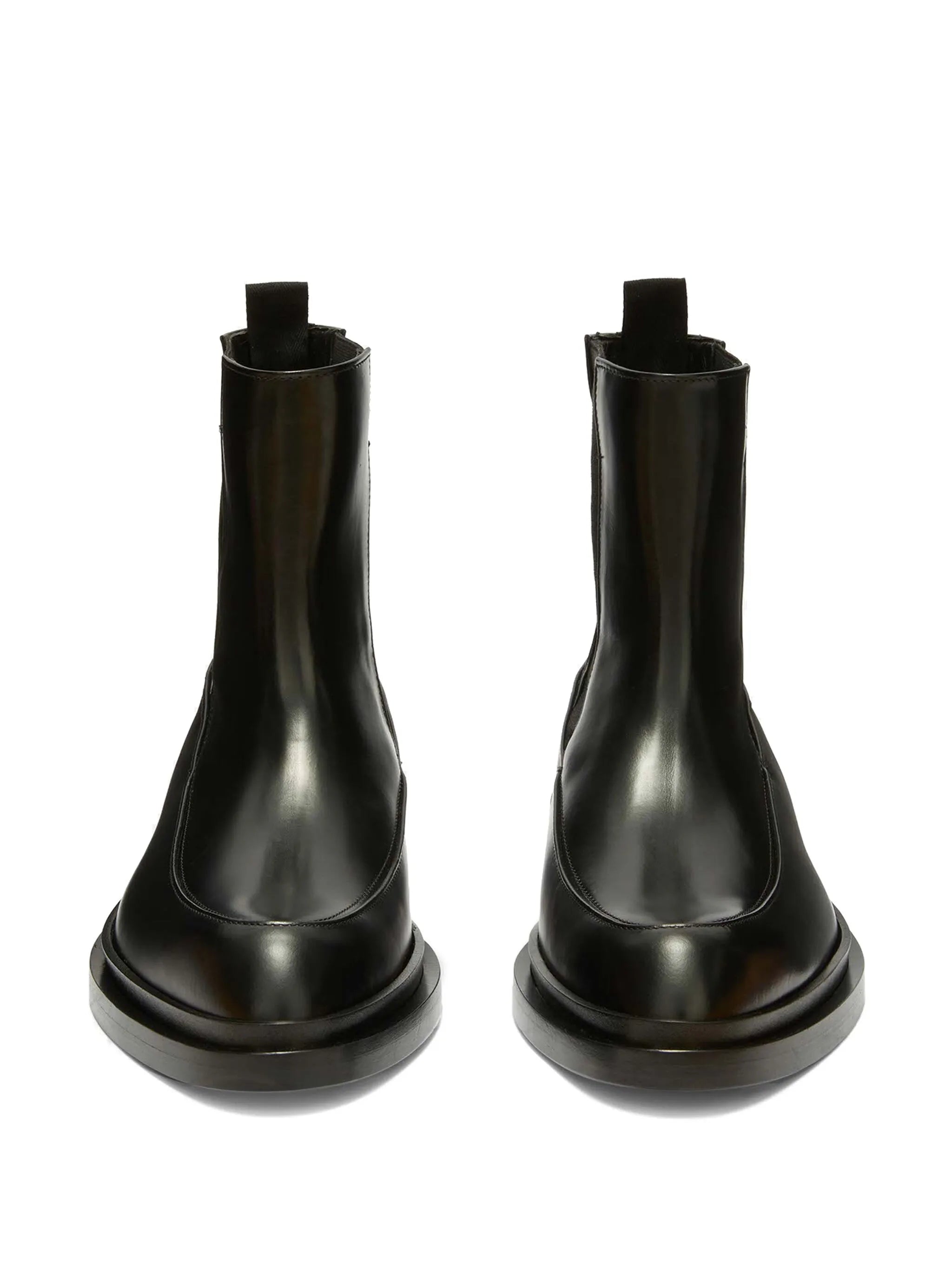 leather Chelsea boots
