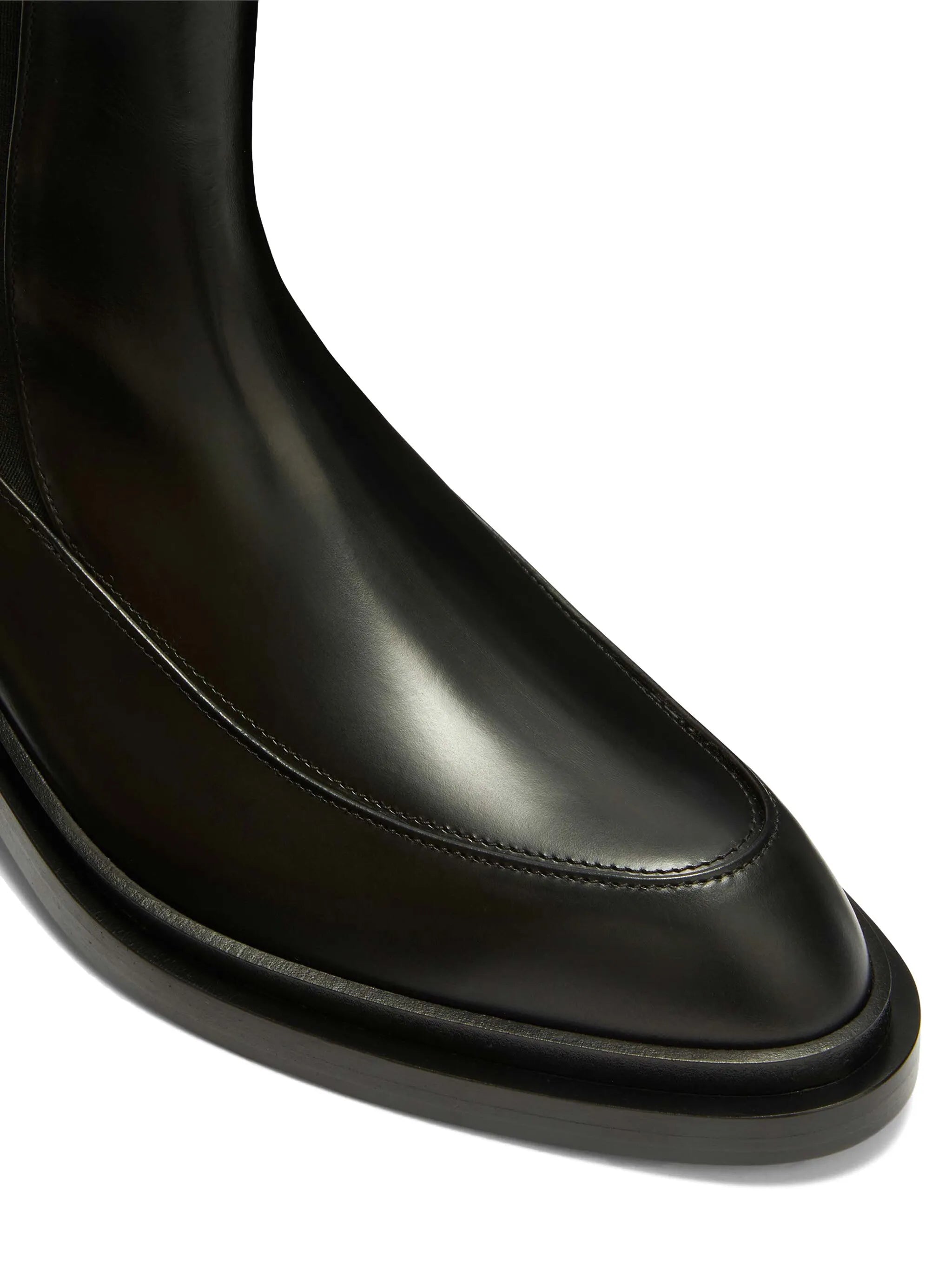 leather Chelsea boots
