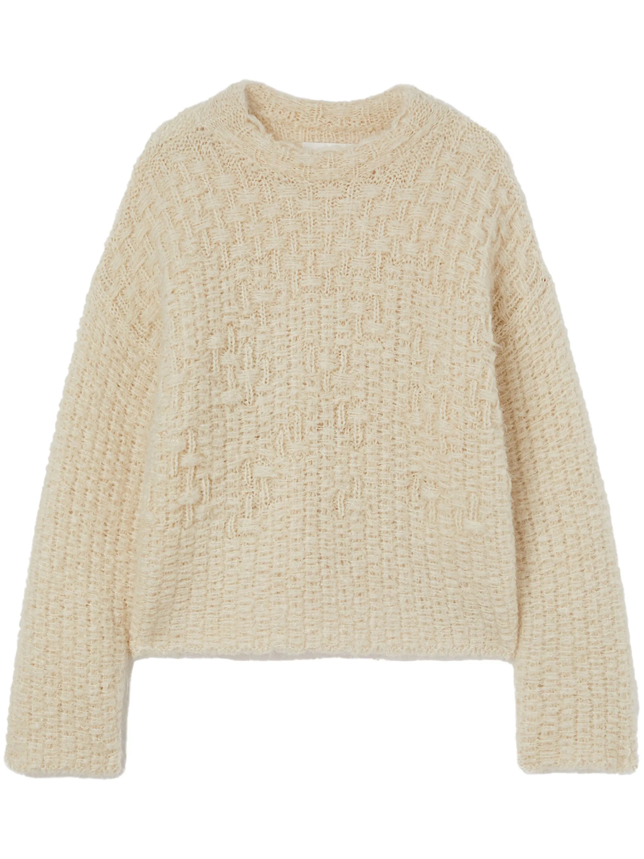mock-neck jumper