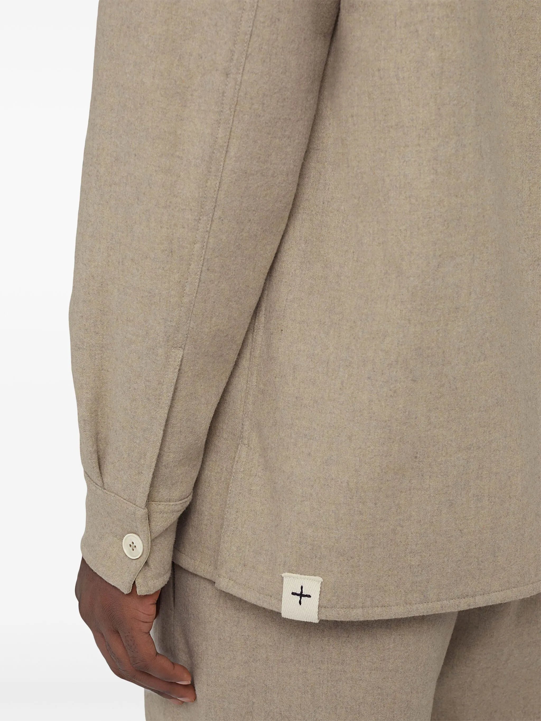 long-sleeve flannel shirt