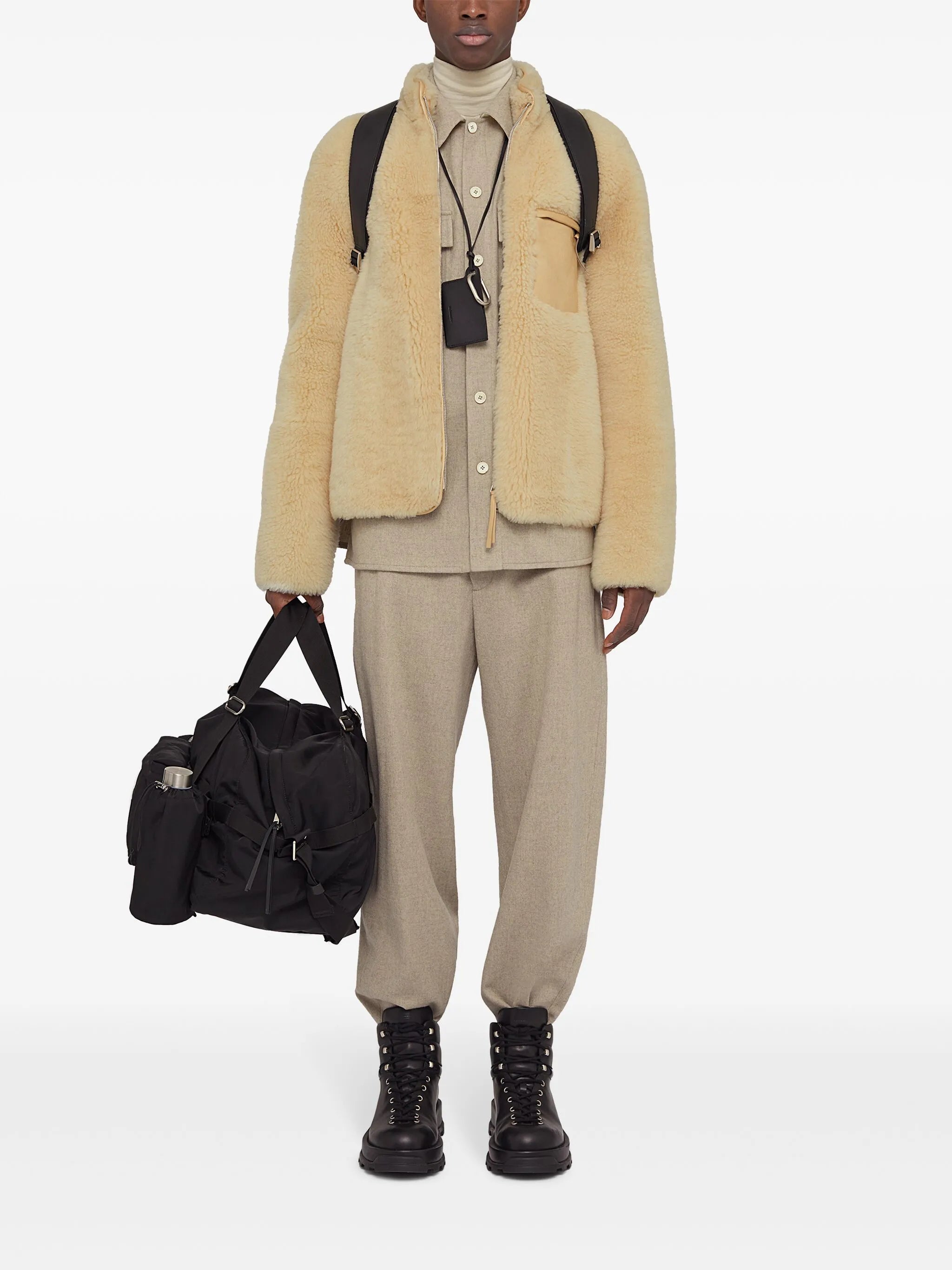 long-sleeve flannel shirt