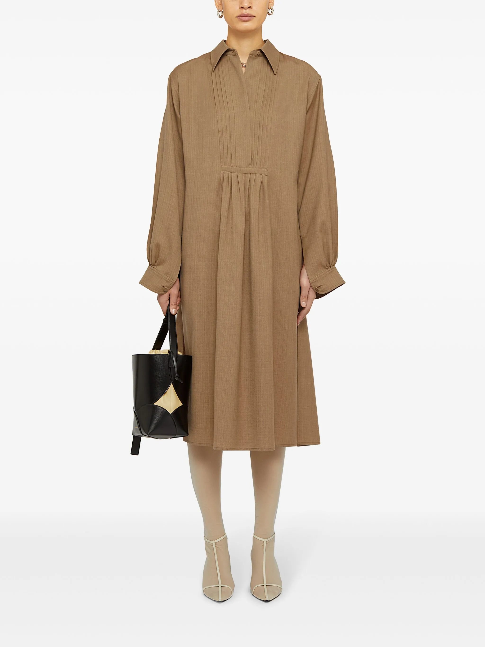 leather bucket bag
