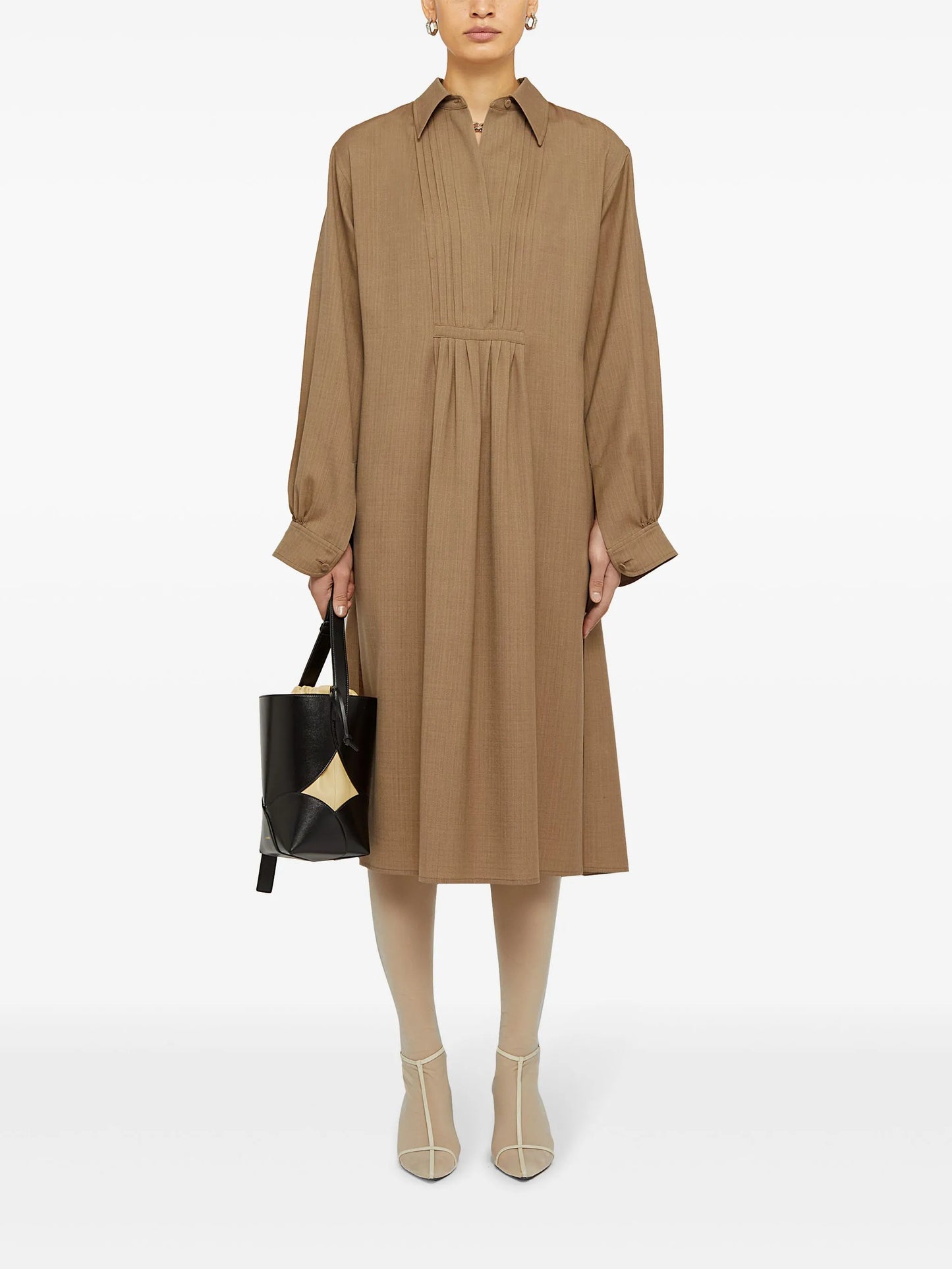leather bucket bag