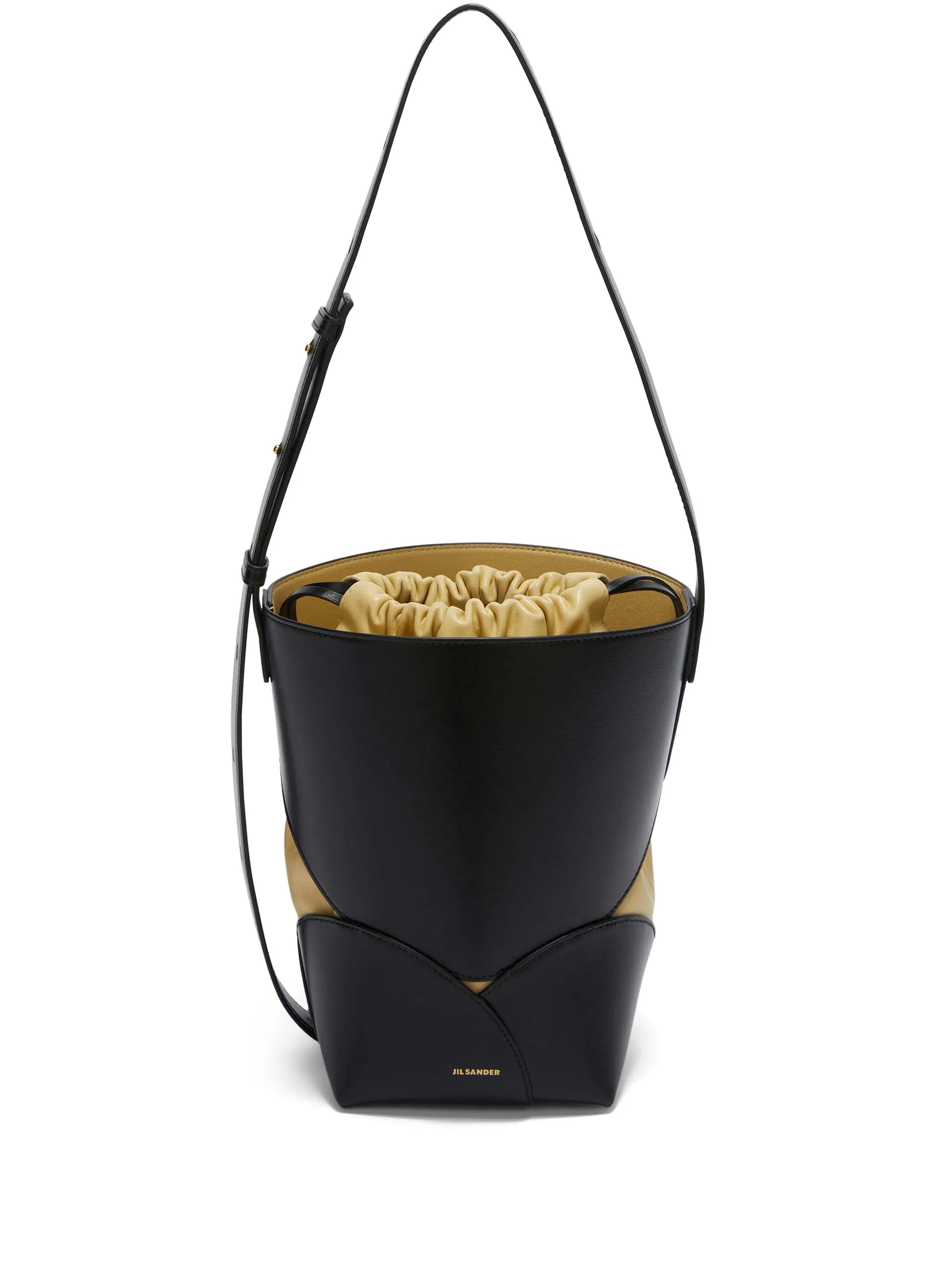 leather bucket bag