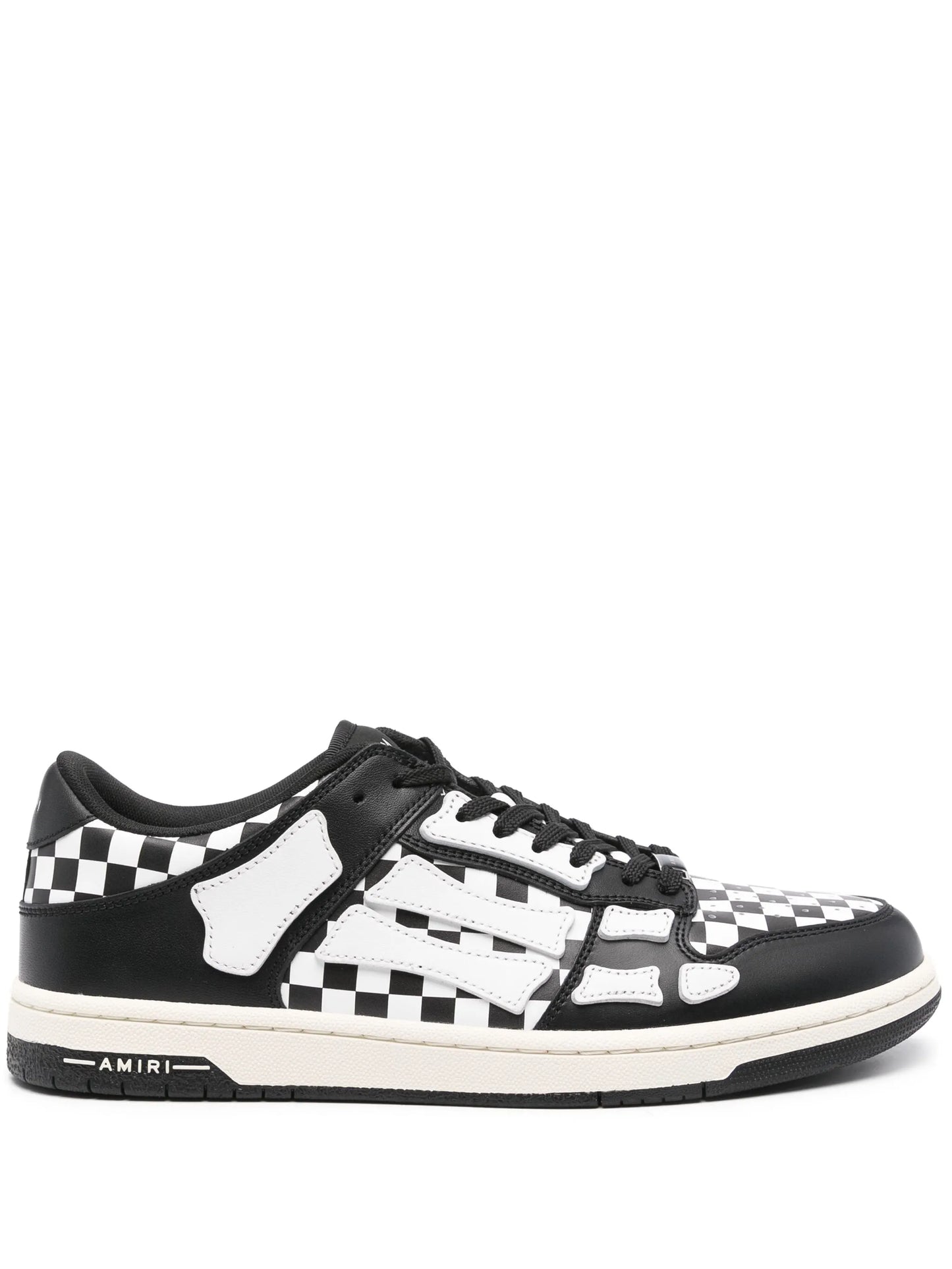 Skel Top Low check-pattern sneakers