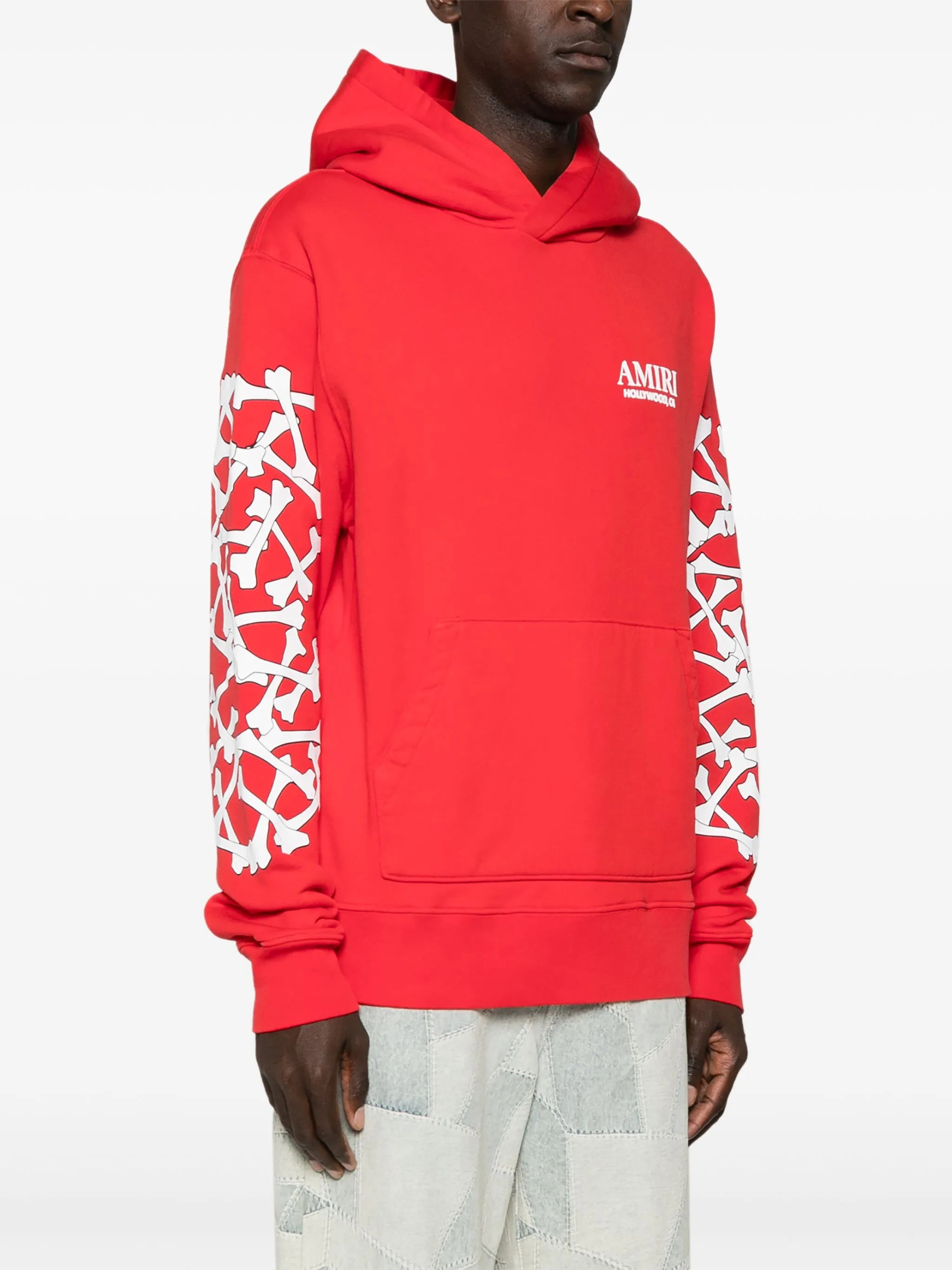 Bones Stacked lyocell hoodie