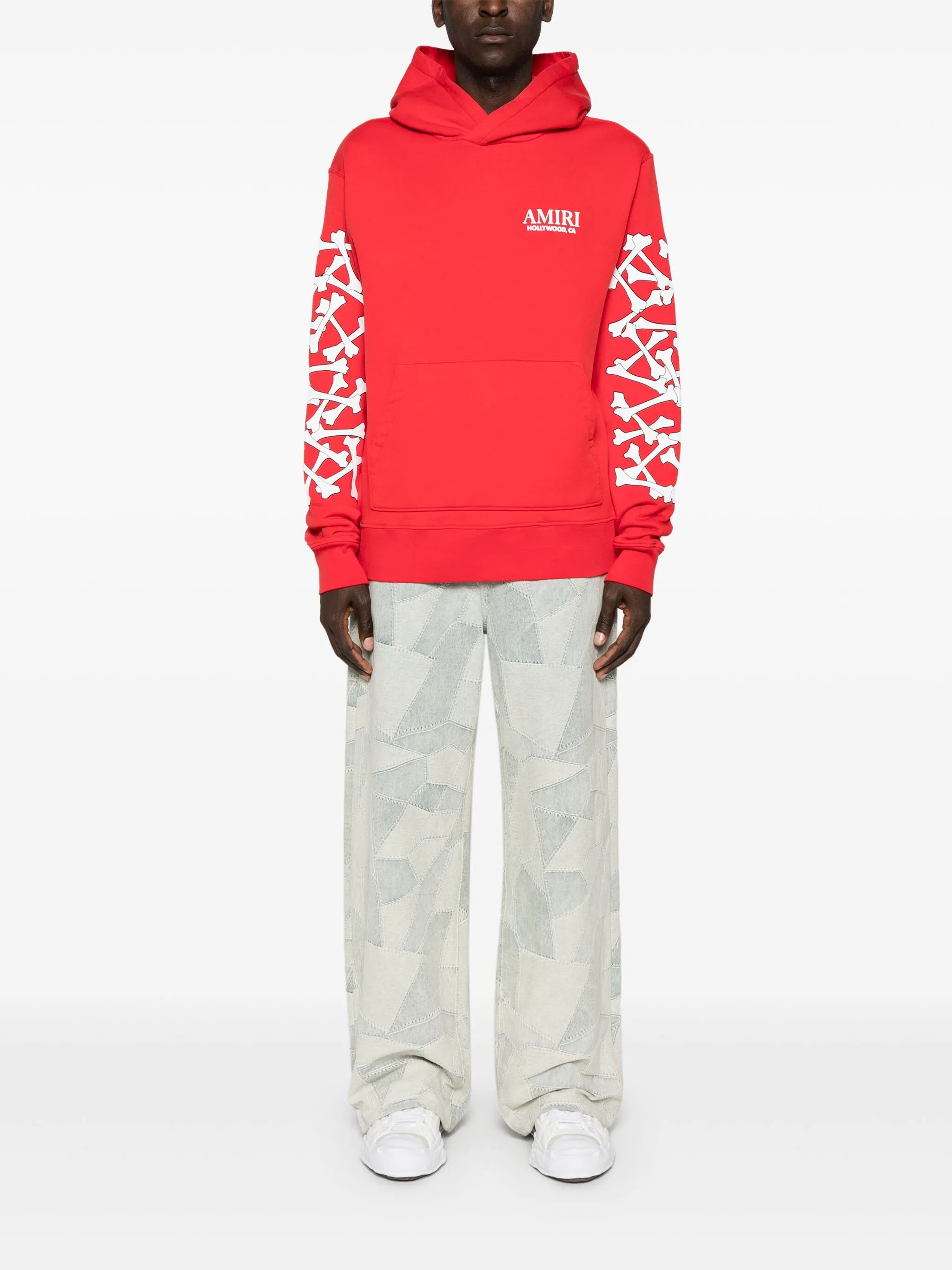 Bones Stacked lyocell hoodie