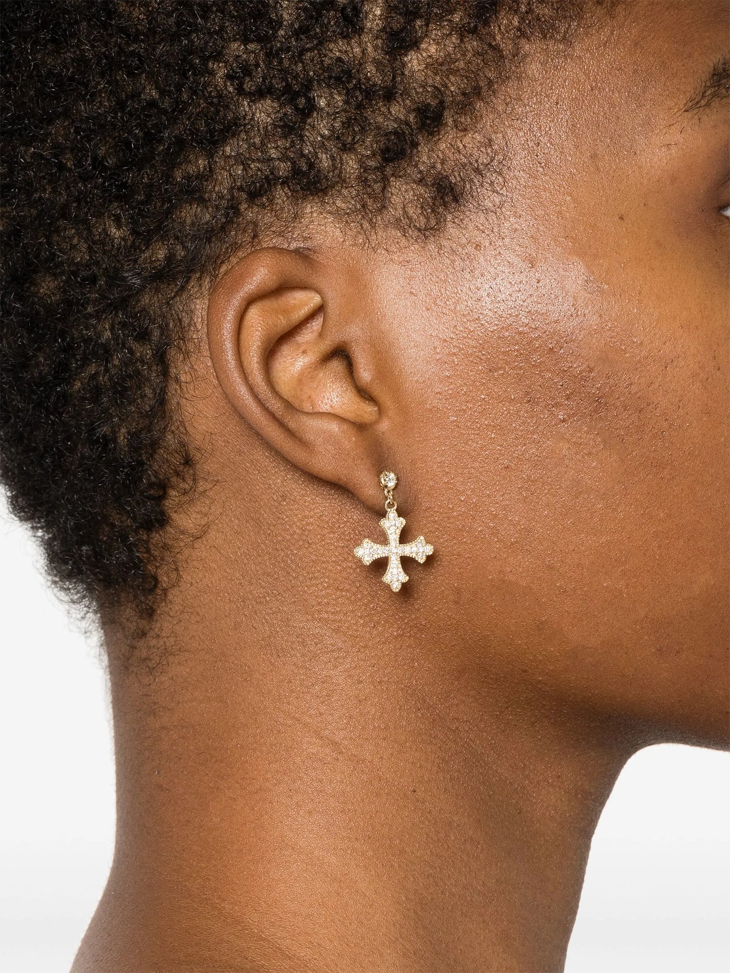 14kt yellow gold Sophia diamond earring