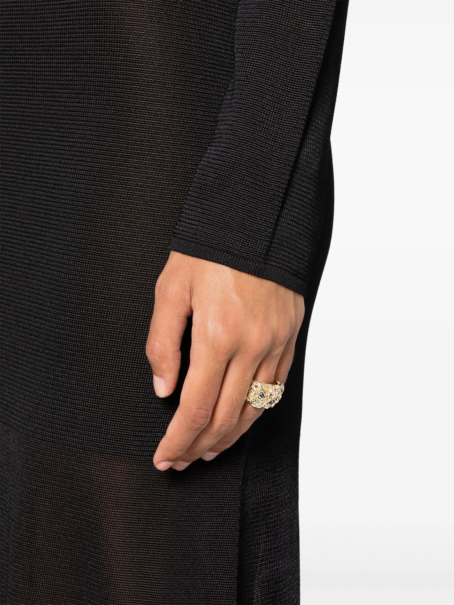 14kt yellow gold Rose ring