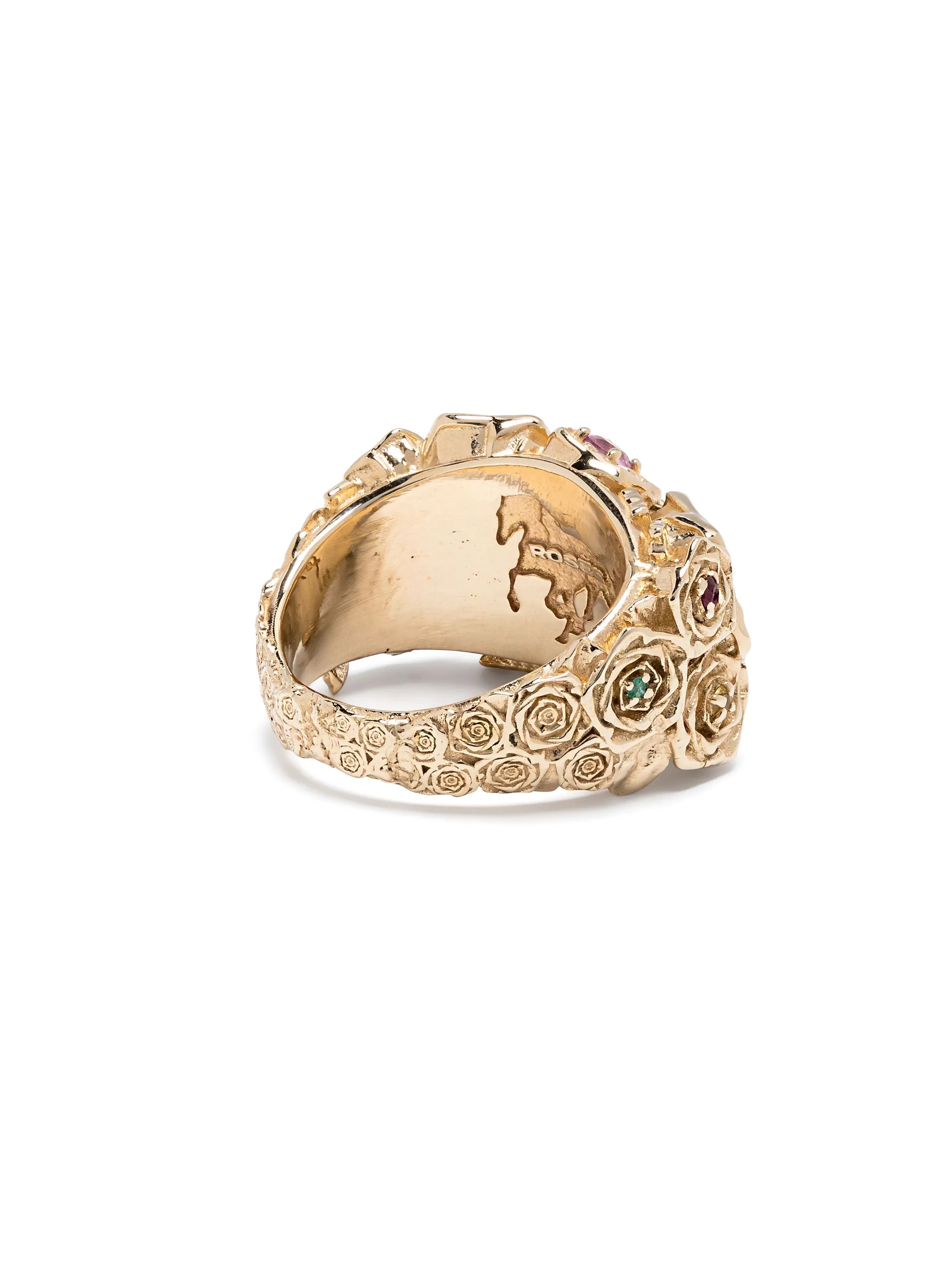 14kt yellow gold Rose ring