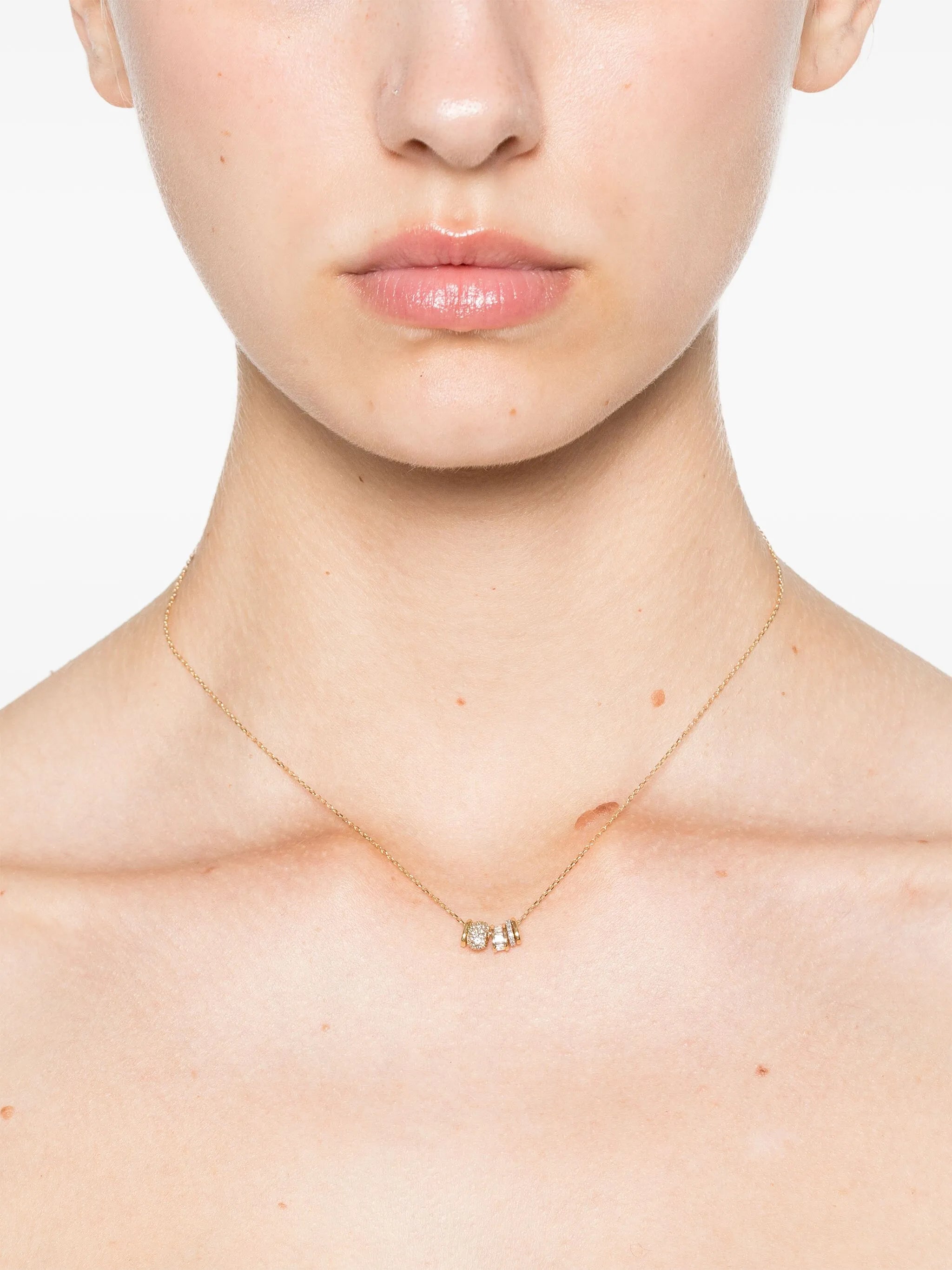 14kt yellow gold Bead Party Rager necklace