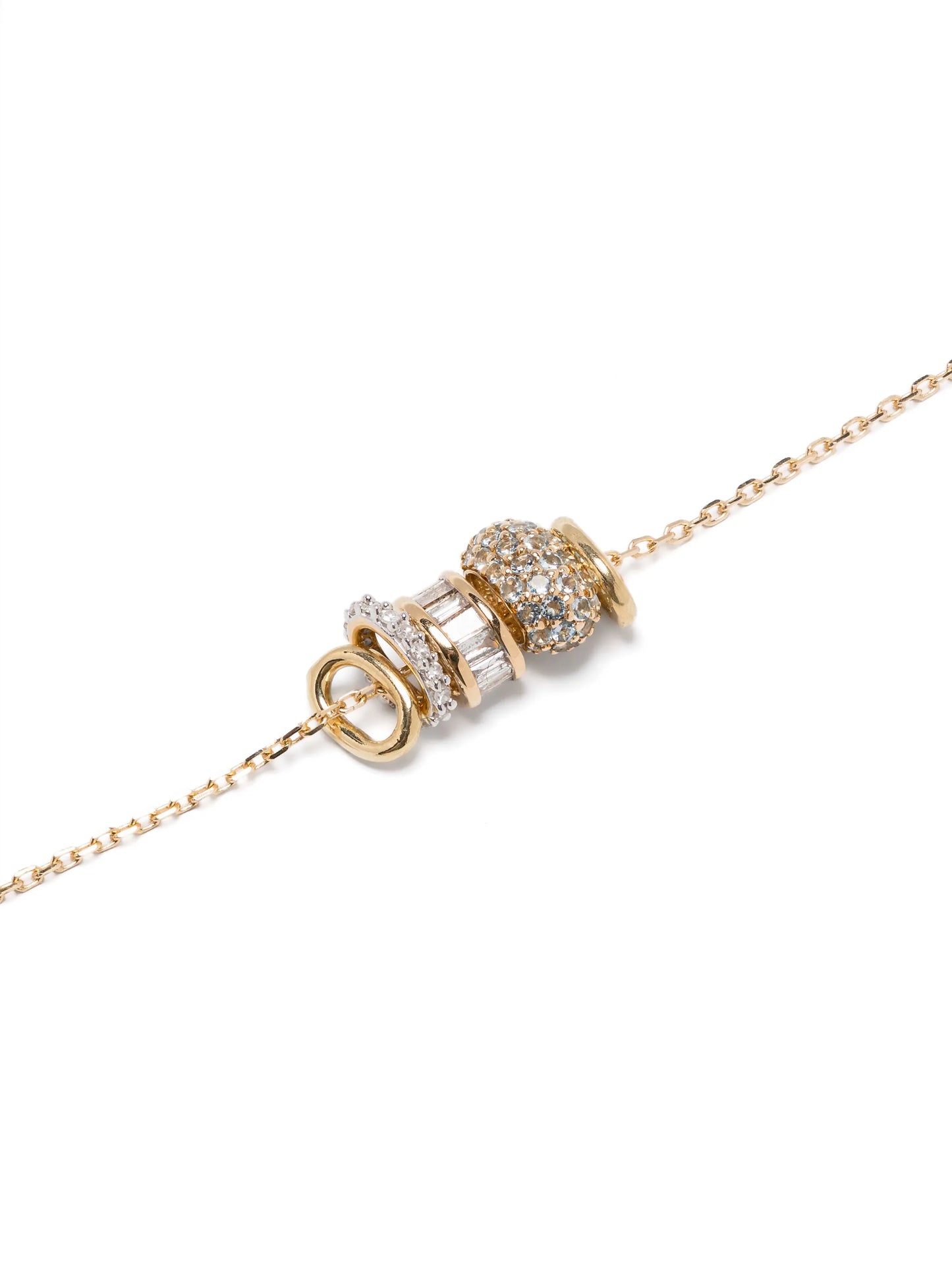 14kt yellow gold Bead Party Rager necklace