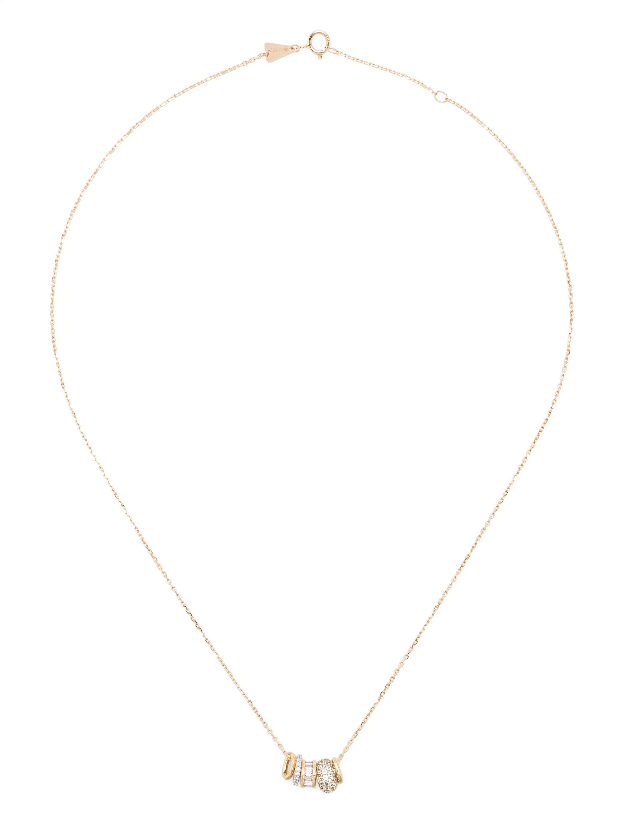 14kt yellow gold Bead Party Rager necklace