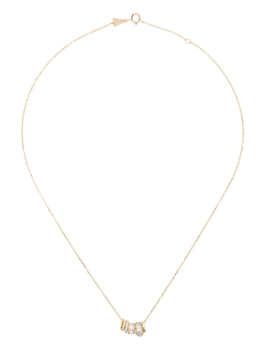 14kt yellow gold Bead Party Rager necklace