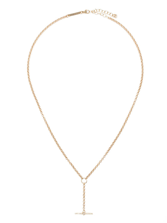 14kt yellow gold diamond necklace