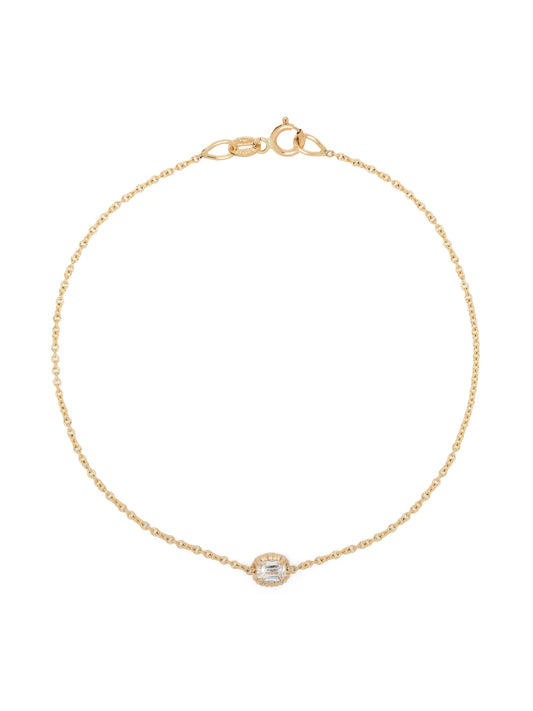 18kt yellow gold diamond bracelet