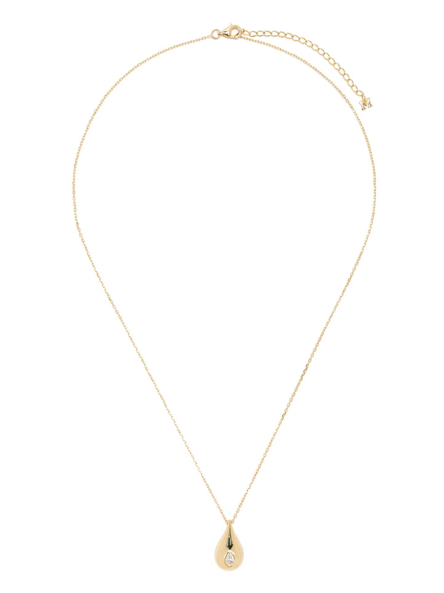 14kt yellow gold Water Droplet necklace