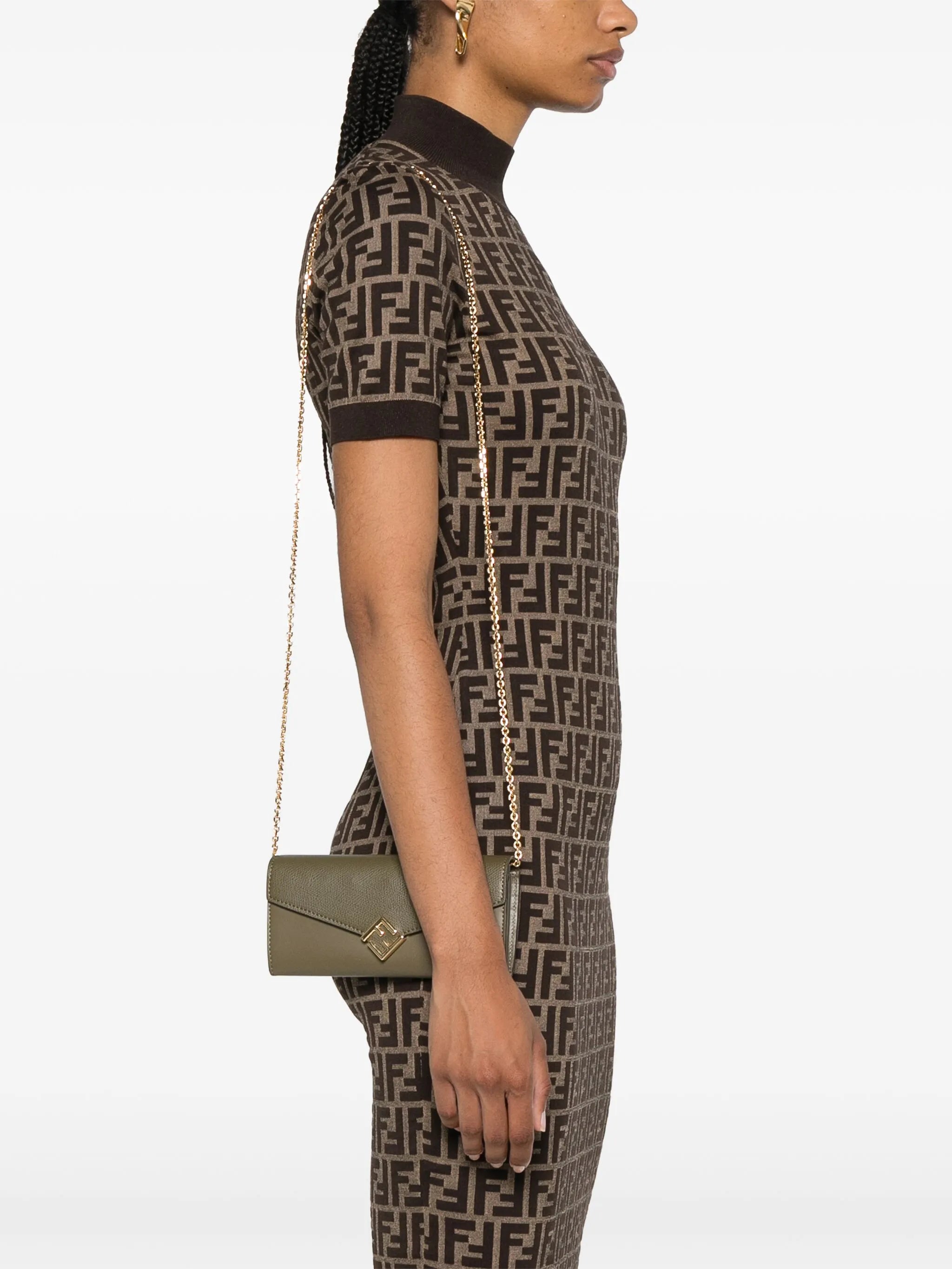 FF Diamonds clutch bag
