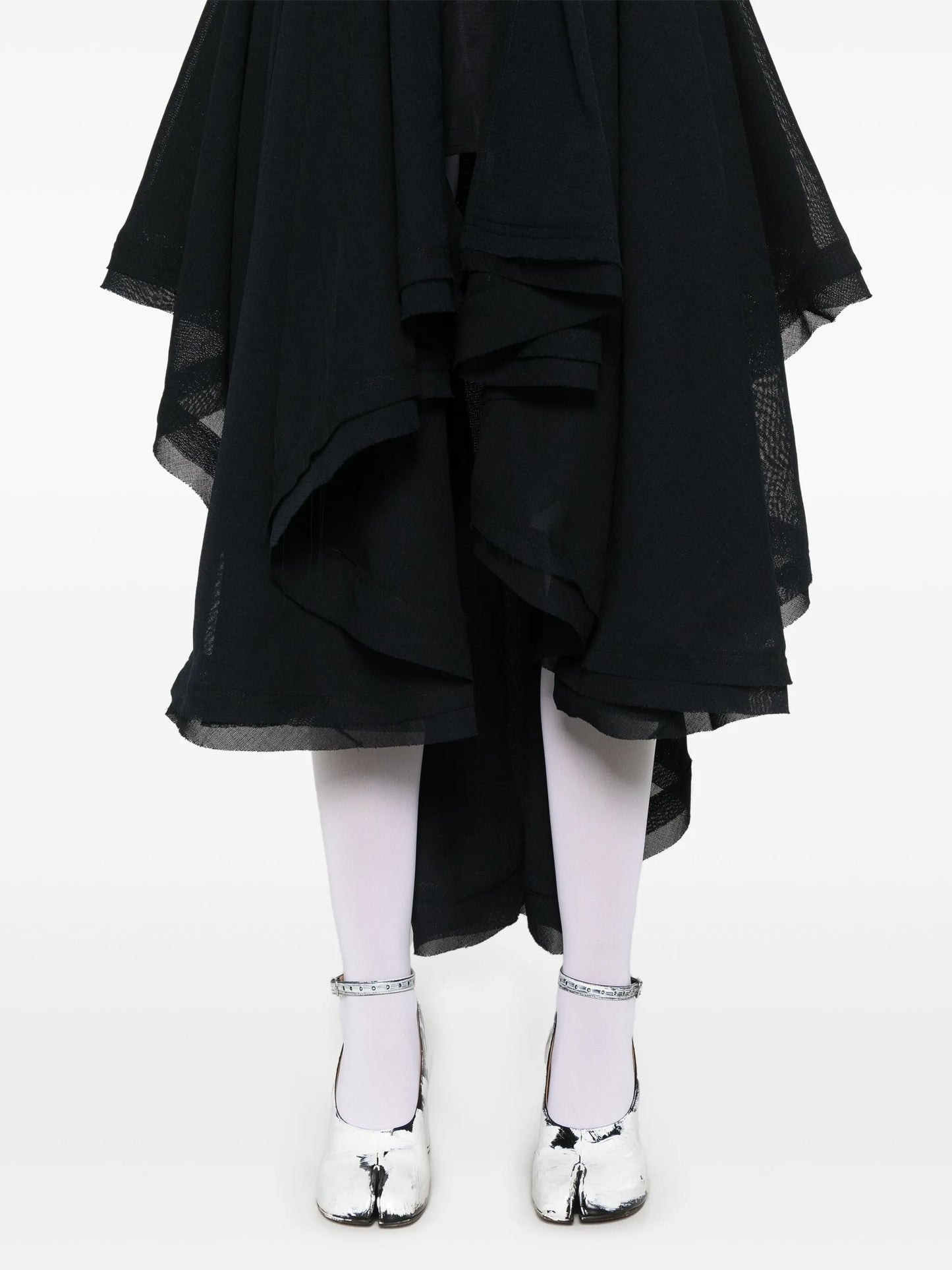 ruffled cocktail dress