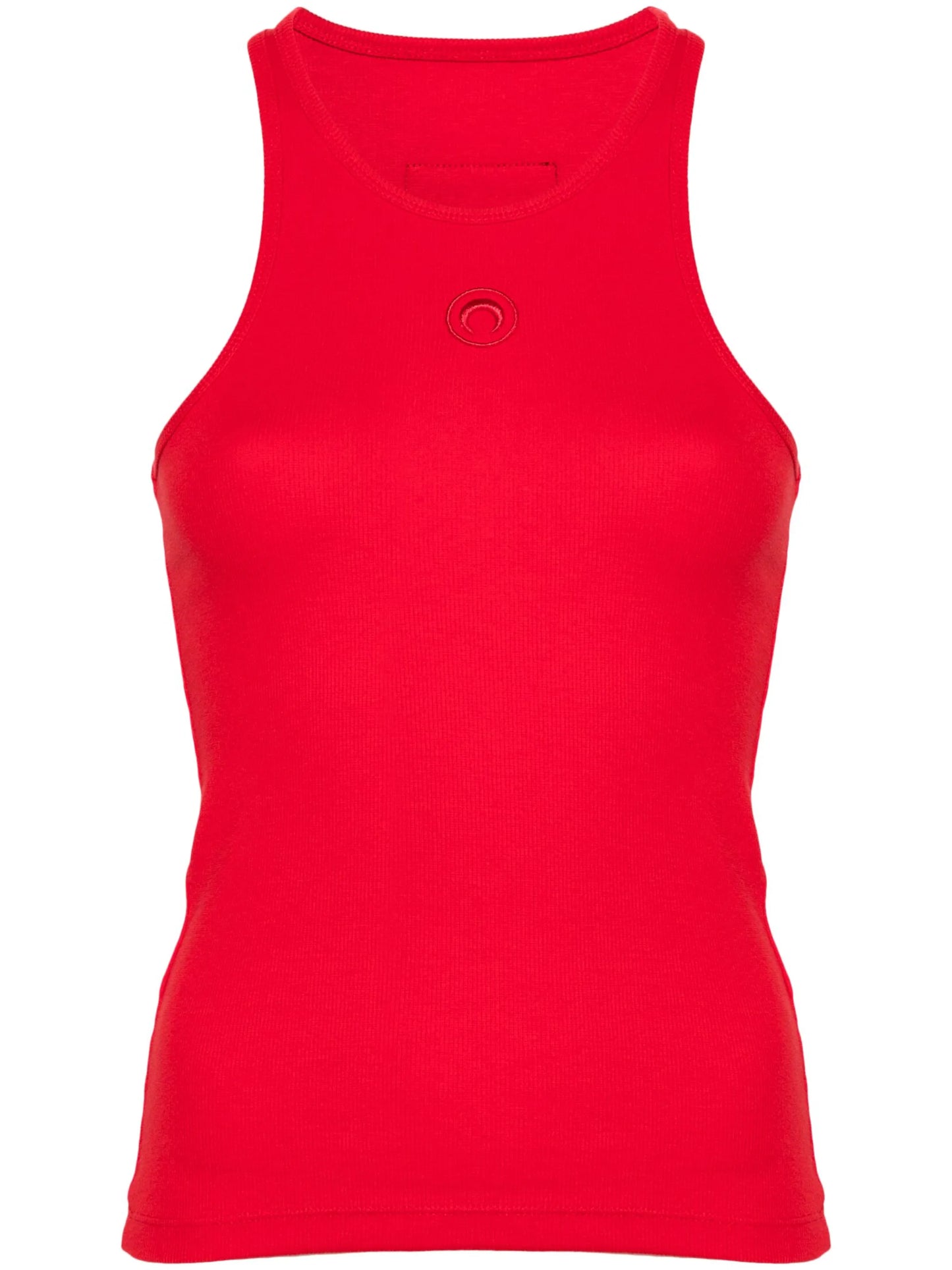 Crescent Moon-embroidered tank top