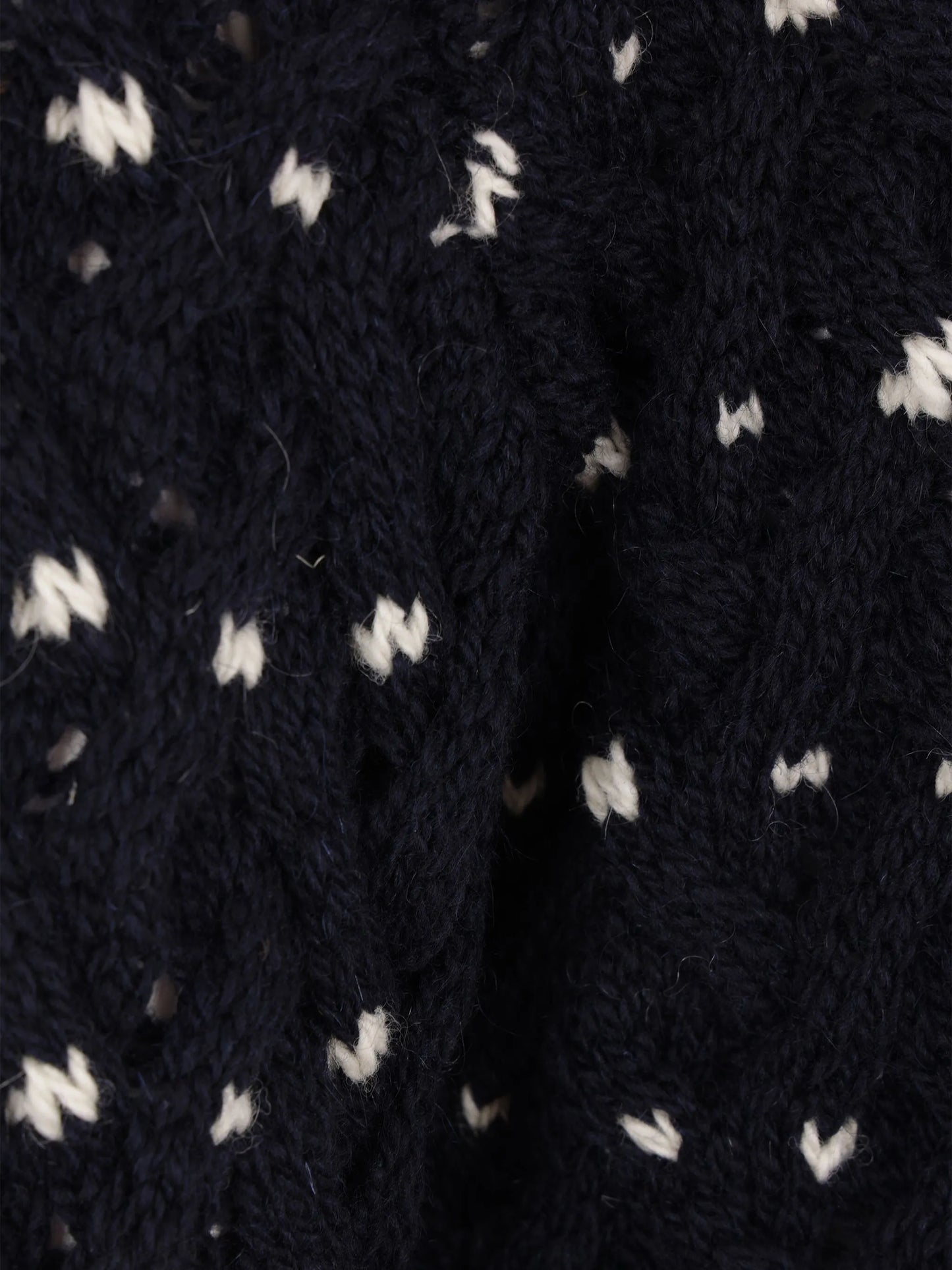 Donegal cable-knit jumper
