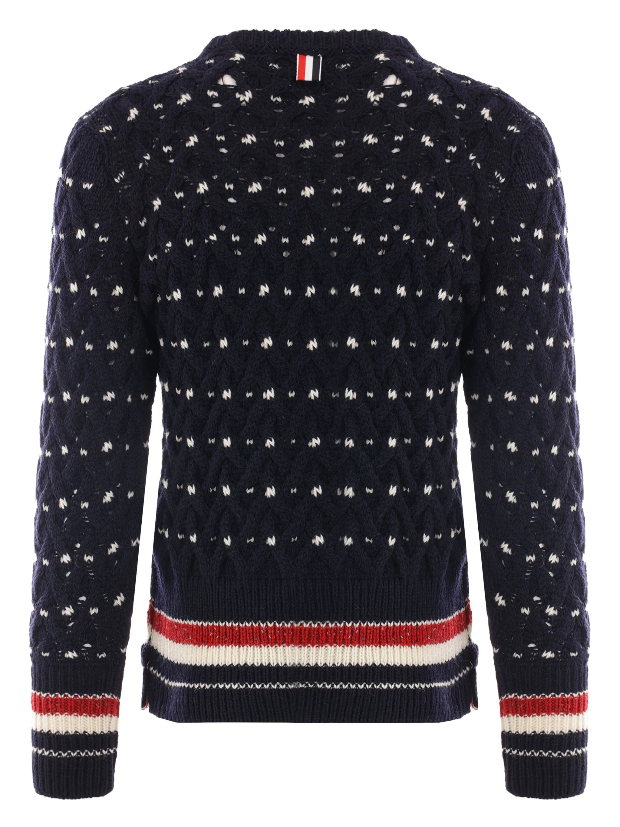 Donegal cable-knit jumper