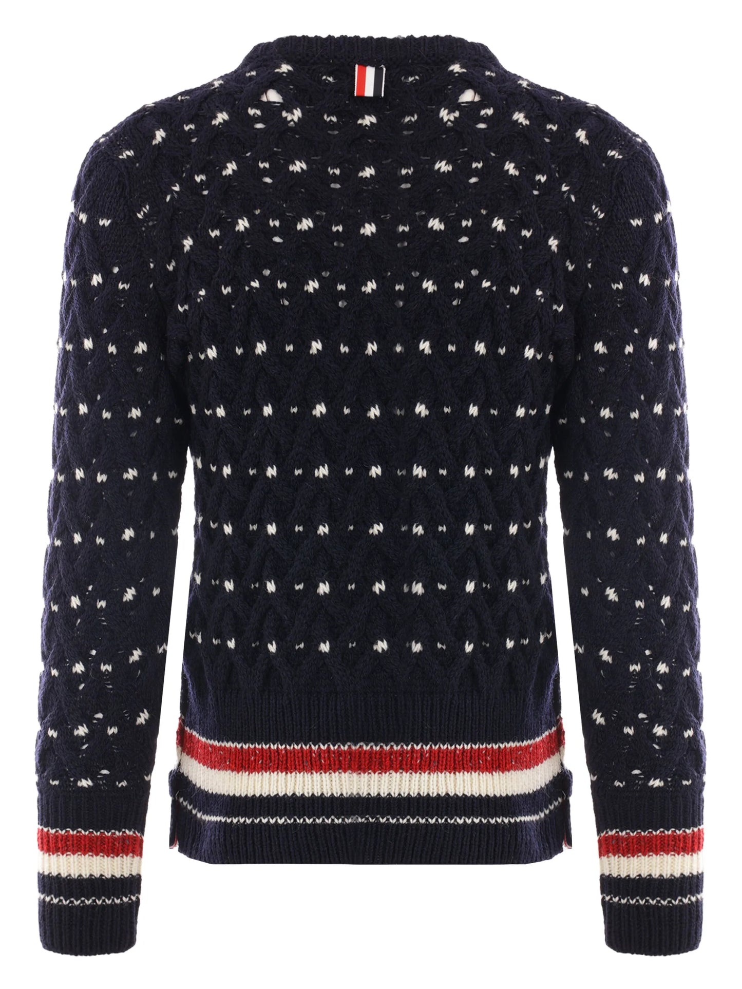 Donegal cable-knit jumper