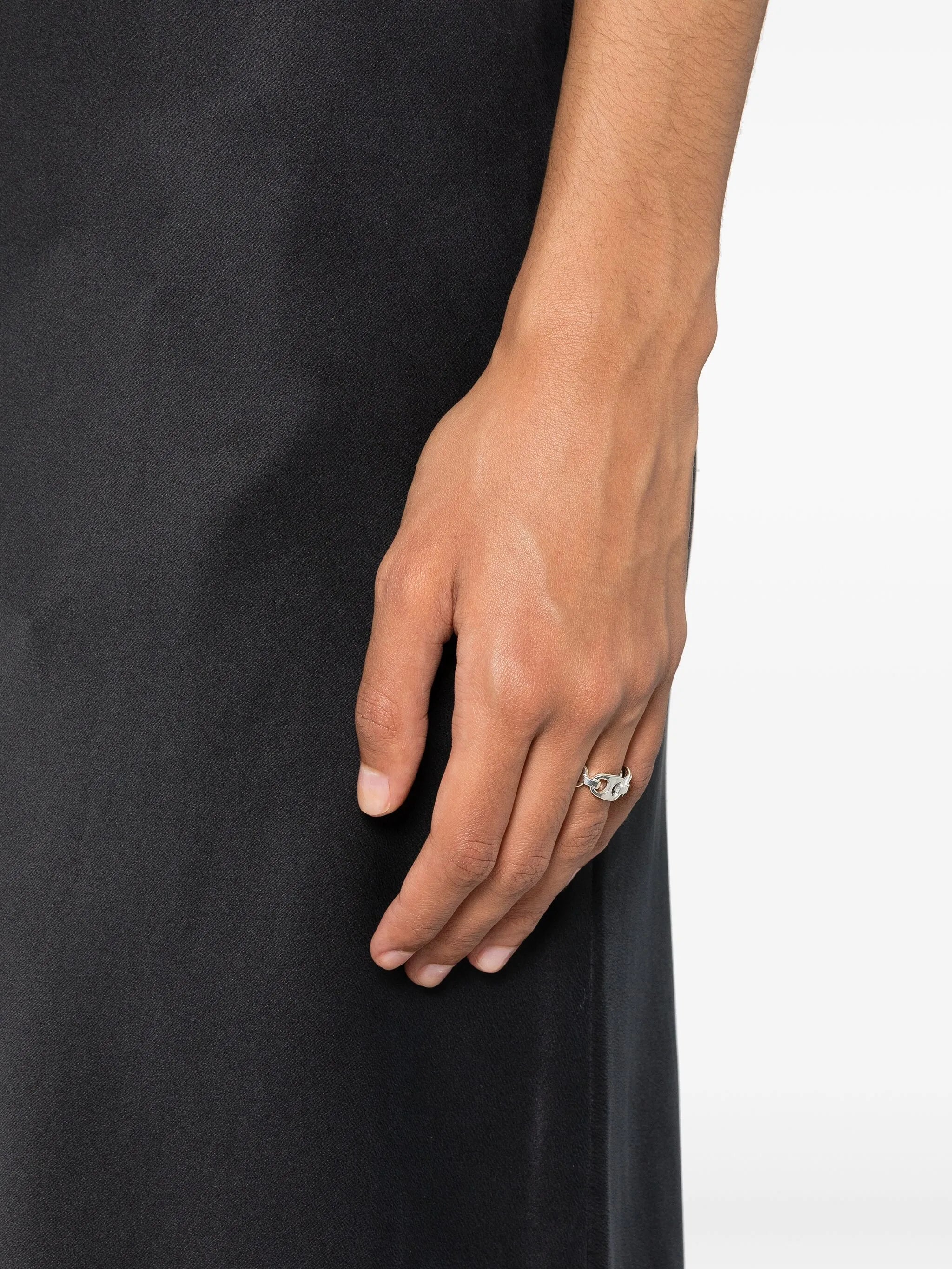 House sterling-silver ring