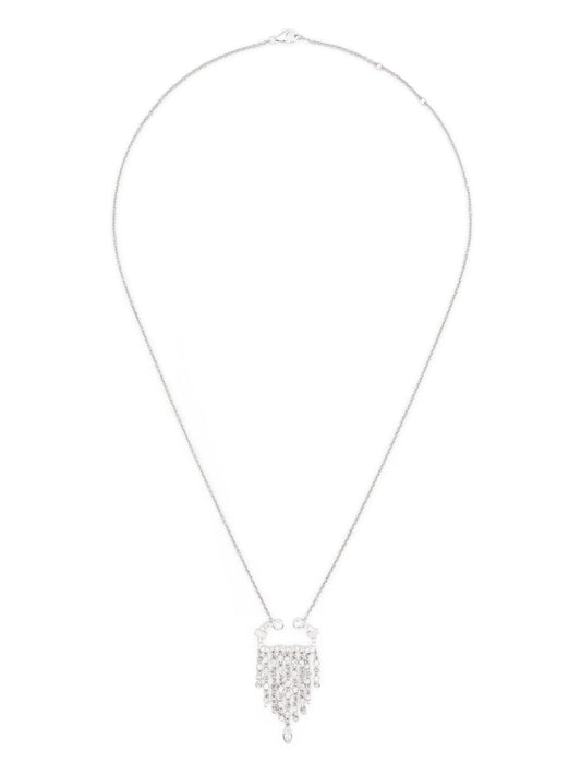 18kt white gold Collier Scorpio necklace
