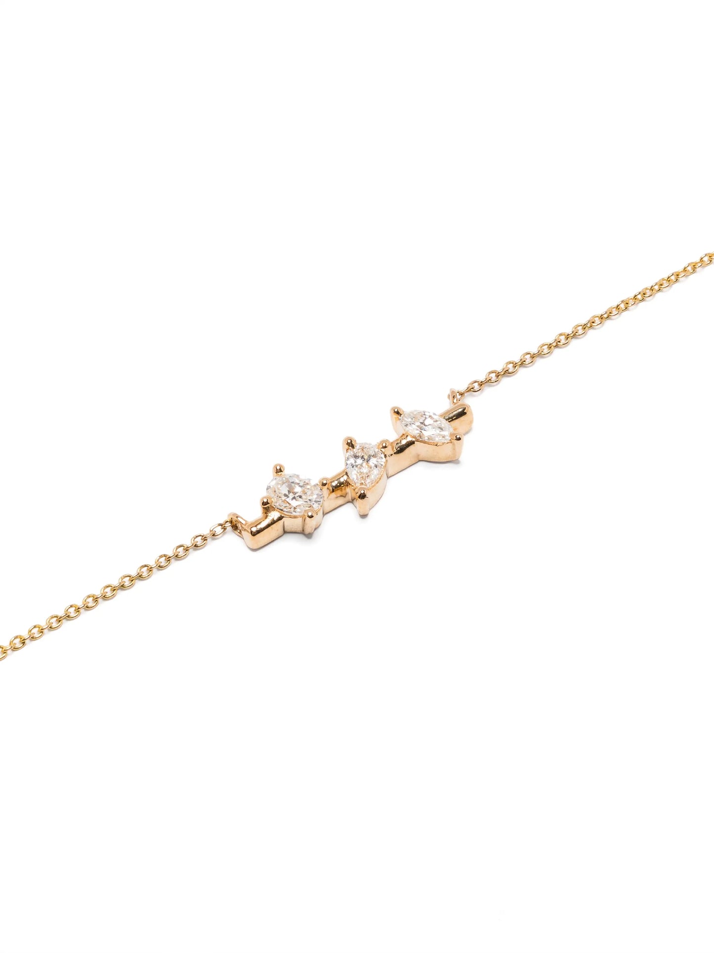 14kt yellow gold Alexa Jordyn diamond necklace