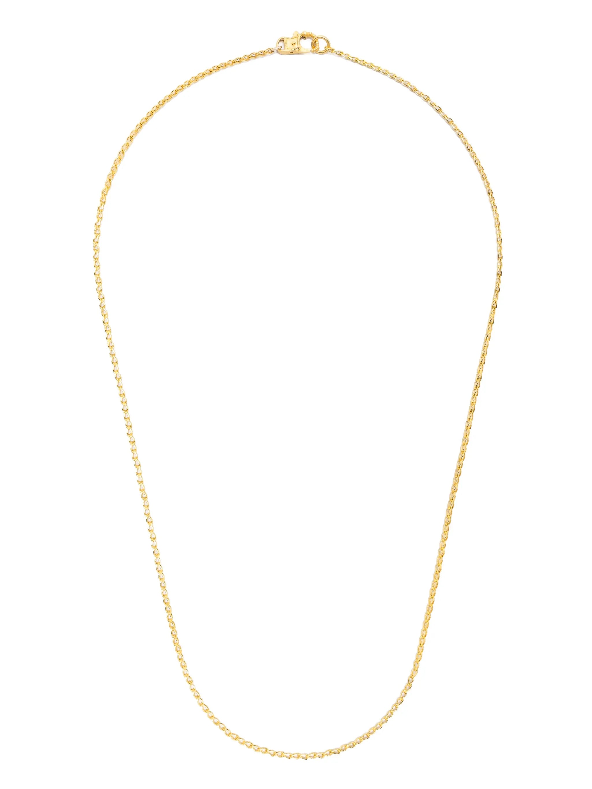 22kt yellow gold chain necklace