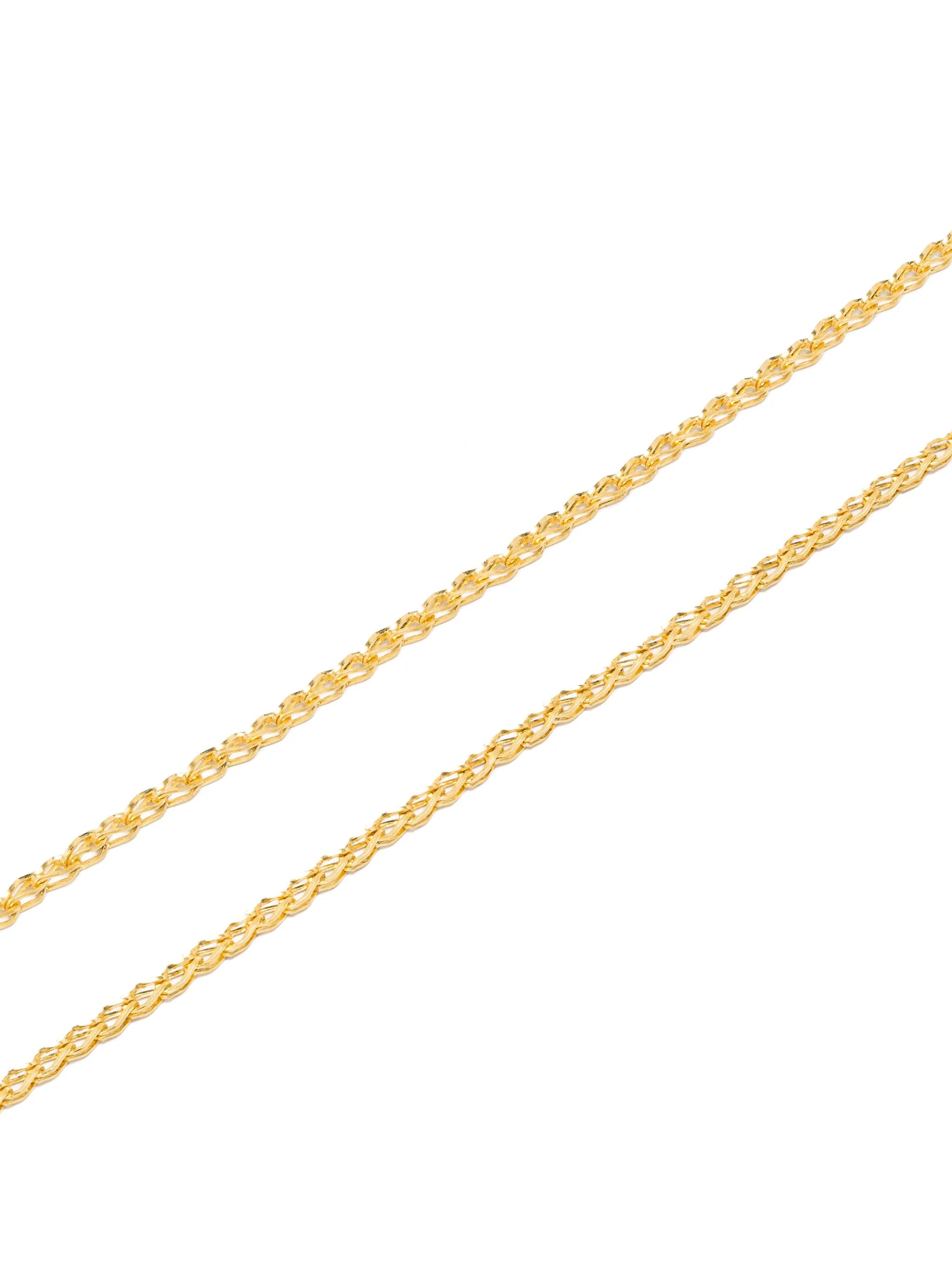 22kt yellow gold chain necklace