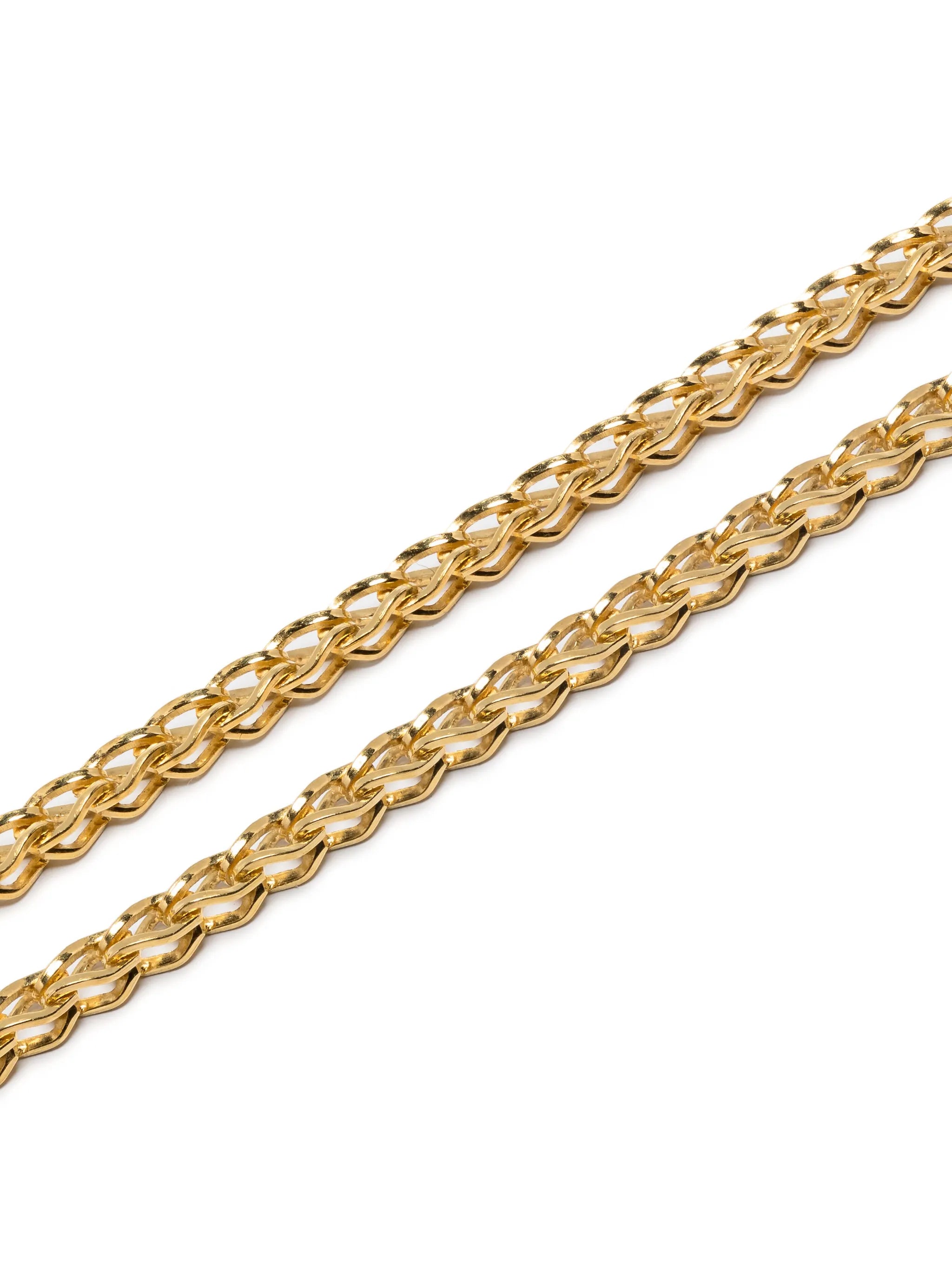 22kt yellow gold Solo Loop-in-Loop diamond necklace